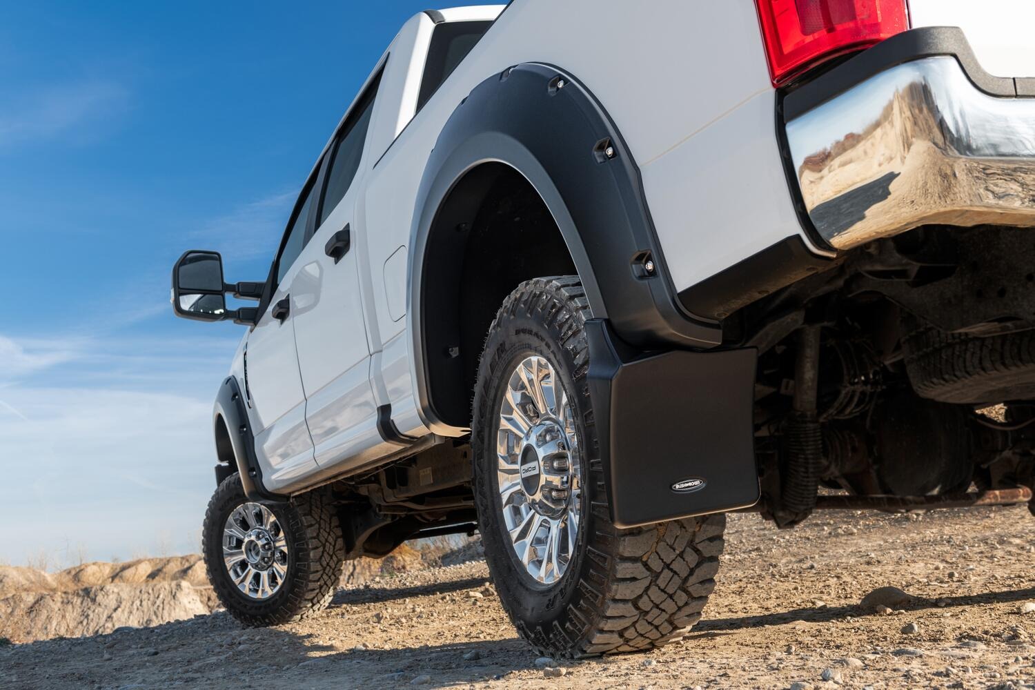 Bushwacker MUD-20106 - Mud Flaps, Black, Abs Thermoplastic