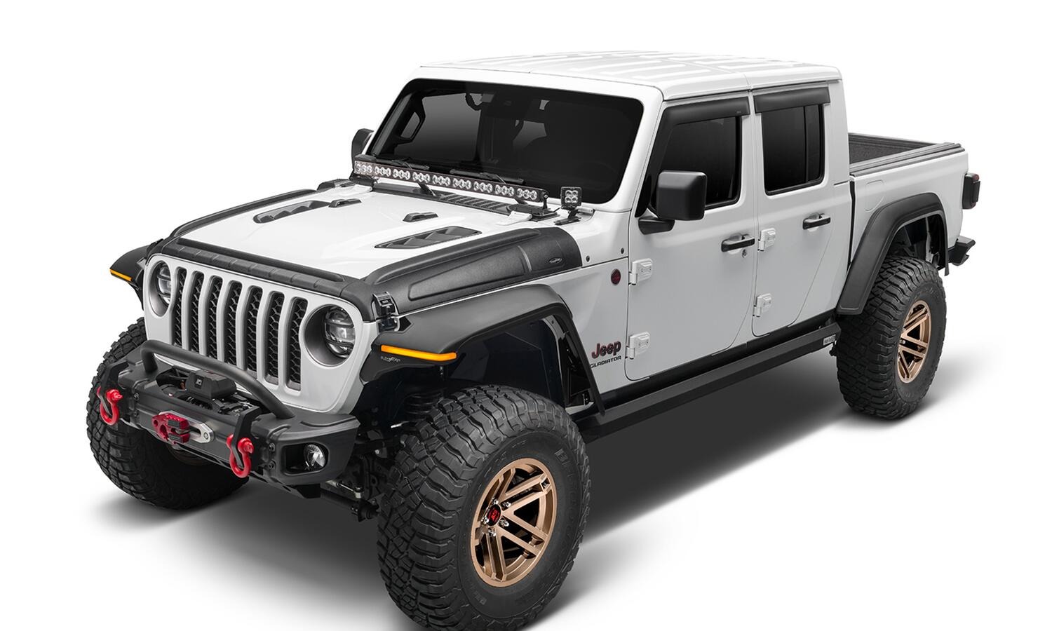 Bushwacker 14131 - Trail Armor, Black, Thermoplastic Olefin(TPO)