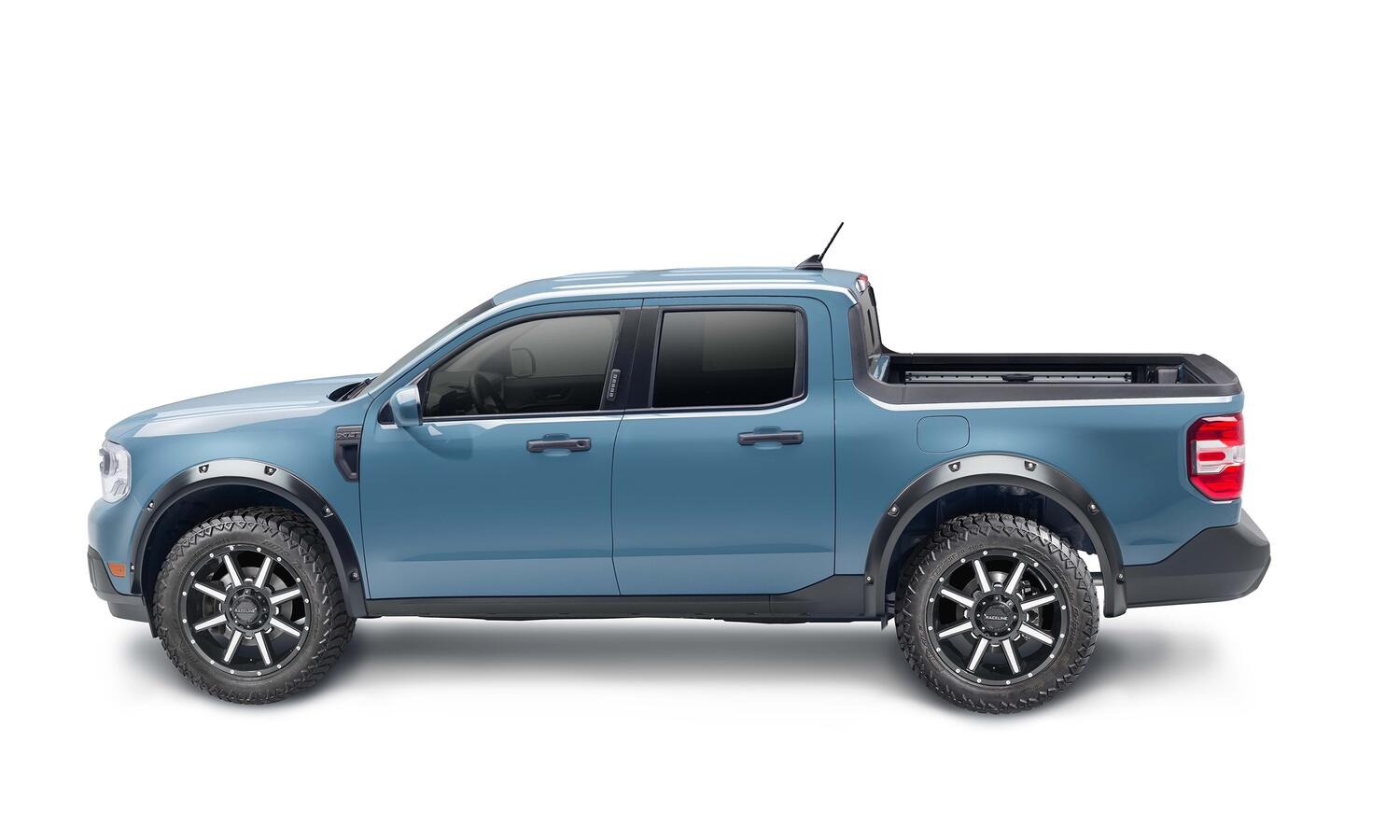 Bushwacker 20139-02 - Pocket Style Fender Flares, 2-Piece Front, Black