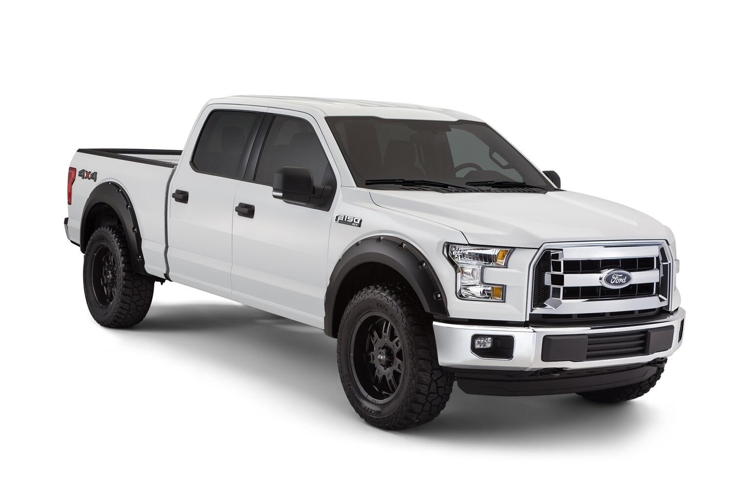 Bushwacker 20935-02 - Pocket Style Fender Flares, 4-Piece Set, Fleetside
