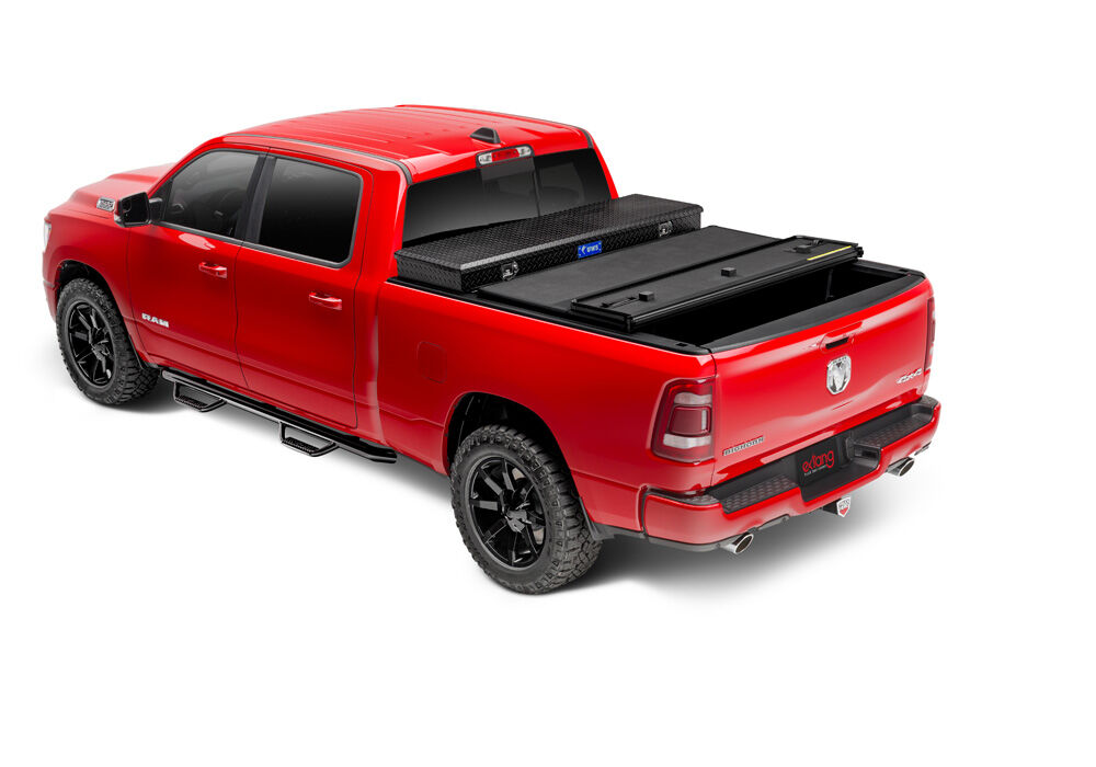 Extang 84422 - Solid Fold Toolbox, 6'4" Bed, Black
