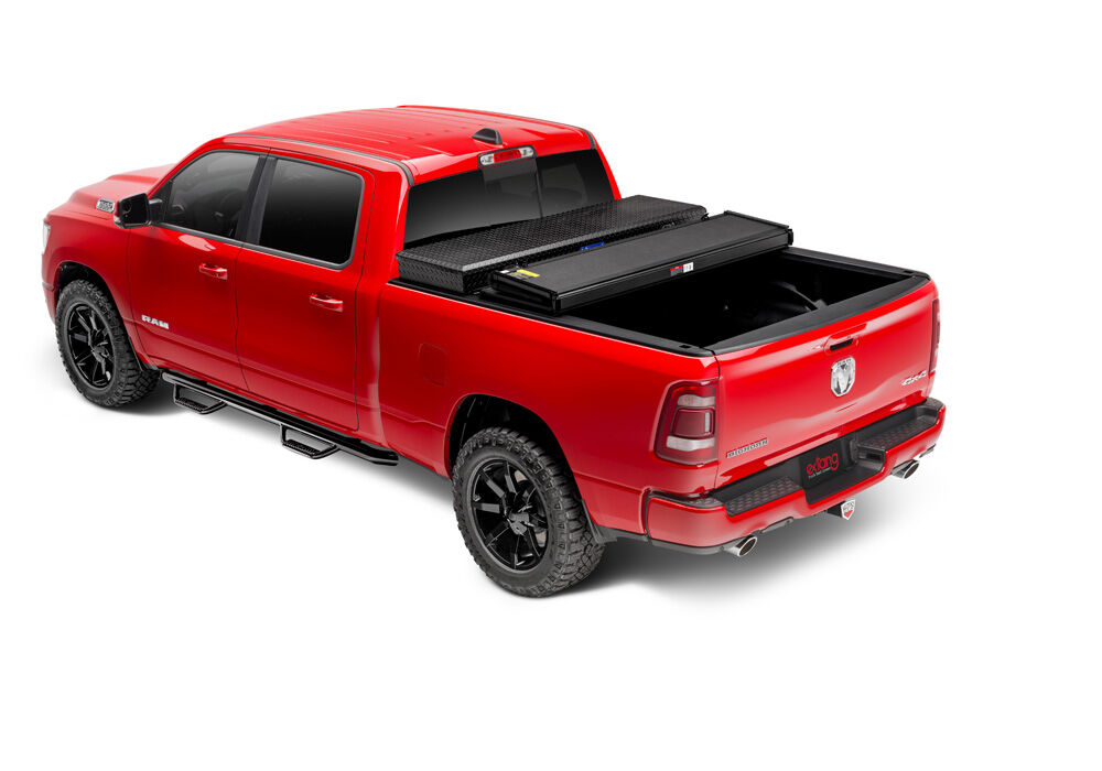 Extang 84422 - Solid Fold Toolbox, 6'4" Bed, Black