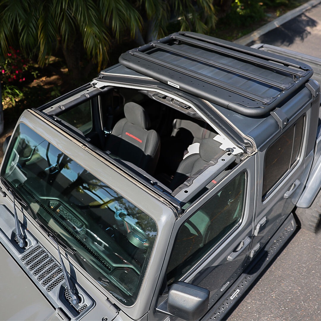 Go Rhino 5935035T - SRM Roof Racks, Black, Aluminum