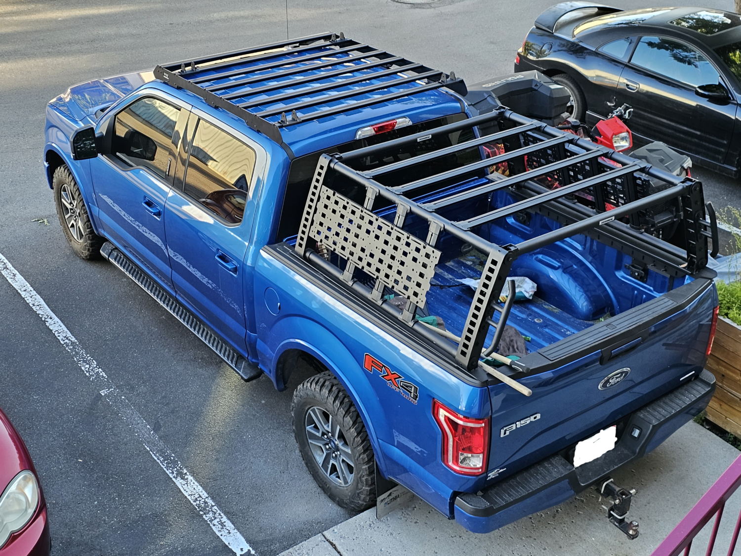 Go Rhino 5952000T - XRS Overland Rack, Black, Steel and Aluminum