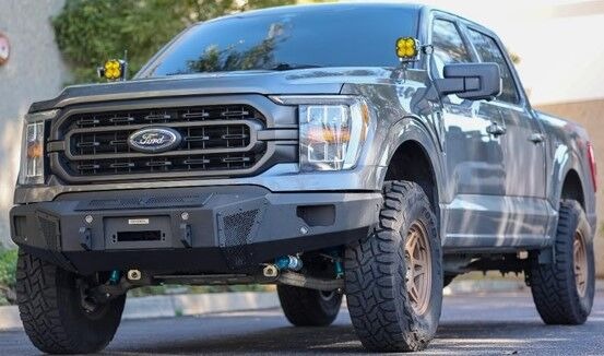Go Rhino 24398T - BR Series Bumpers, Black, BR6