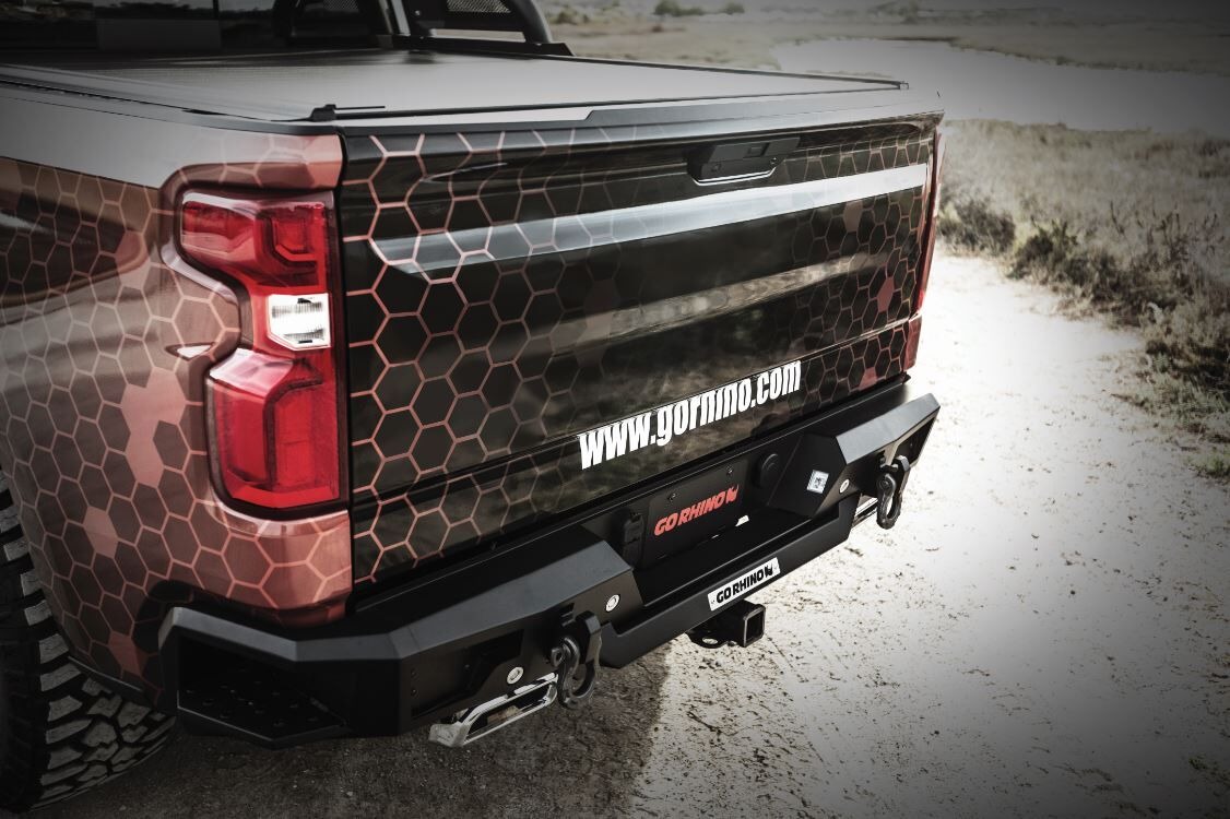 Go Rhino 28176T - BR Series Bumpers, Black, Powder Coated