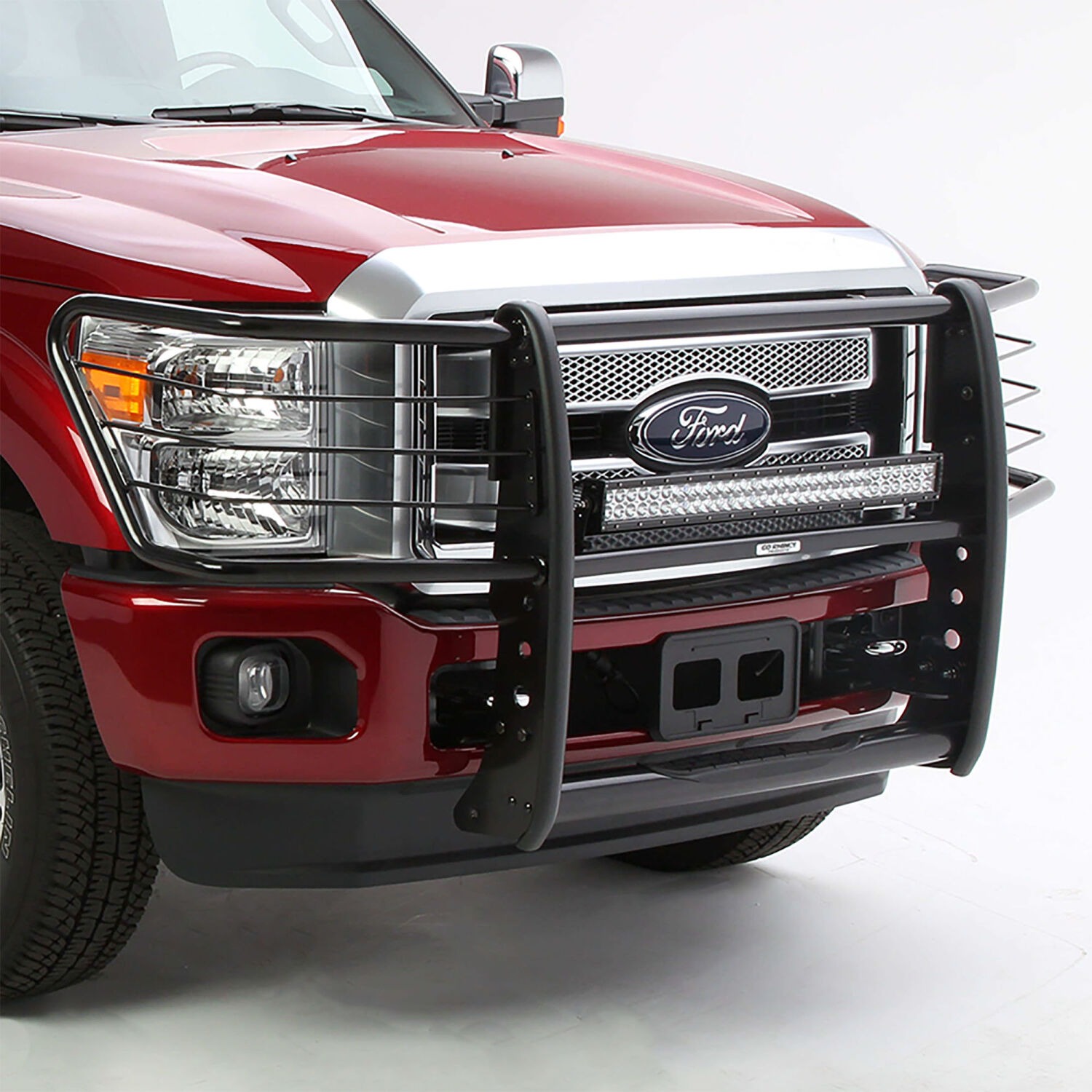 Go Rhino 3364B - 3000 Series Grille Guard, Black, Steel