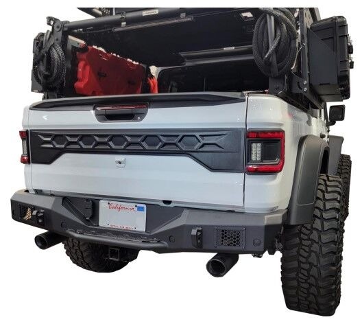Go Rhino 373120T - Rockline Bumpers, Crew Cab, Black