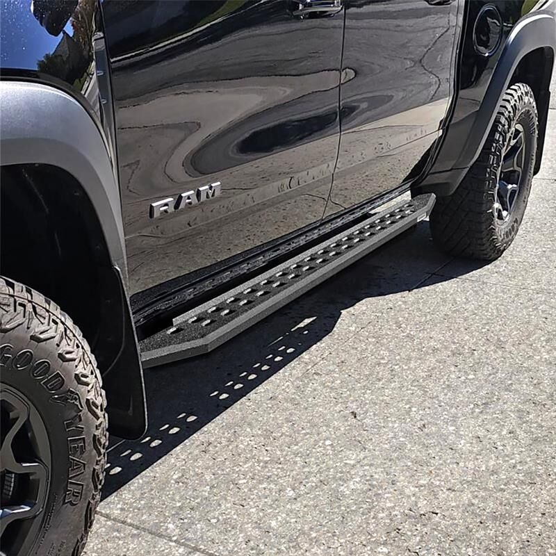 Go Rhino 69430687ST - RB20 Running Boards, Crew Cab, Black