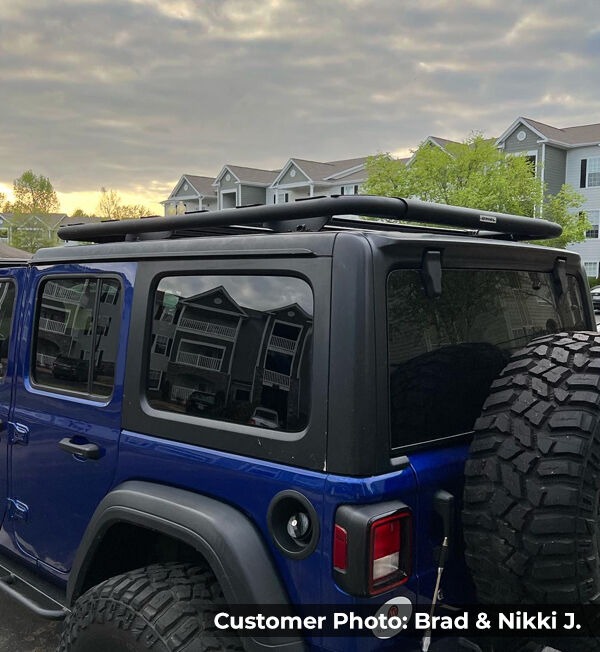 Go Rhino 5935065T - SRM Roof Racks, Black, Aluminum