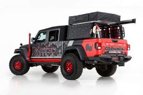 Go Rhino 5950000T - Truck Bed Rack Accessories, Crew Cab, Black