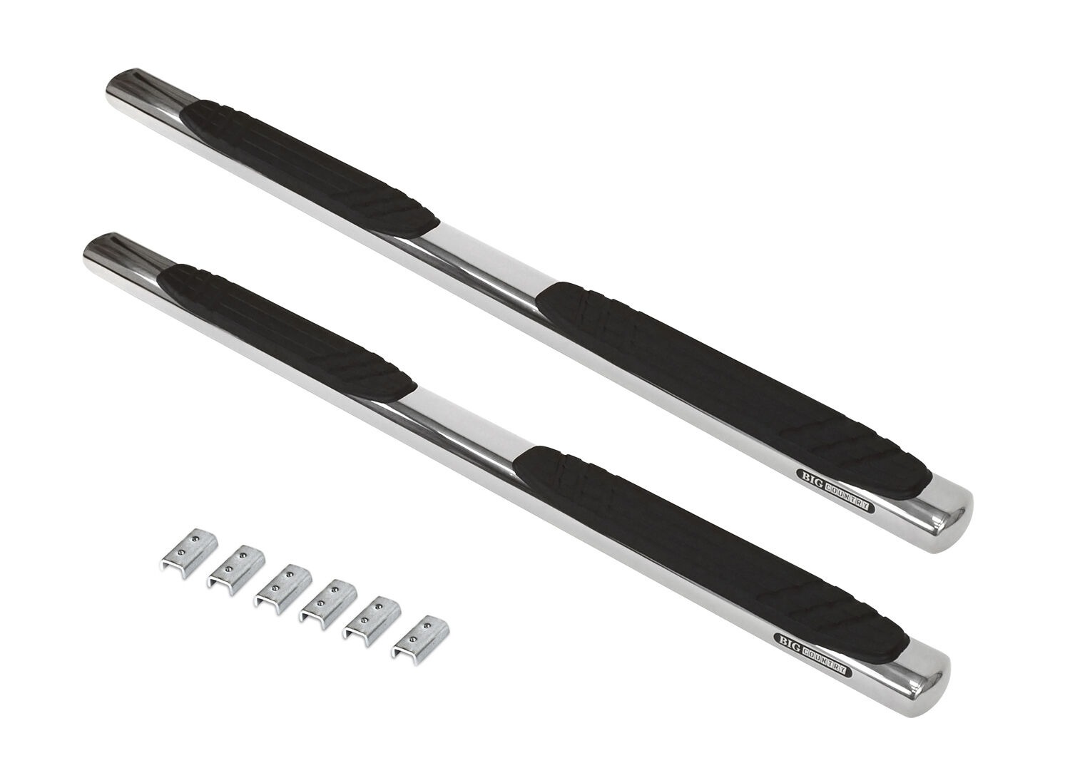 Go Rhino 684404587PS - Running Boards & Steps, Crew Cab, Silver