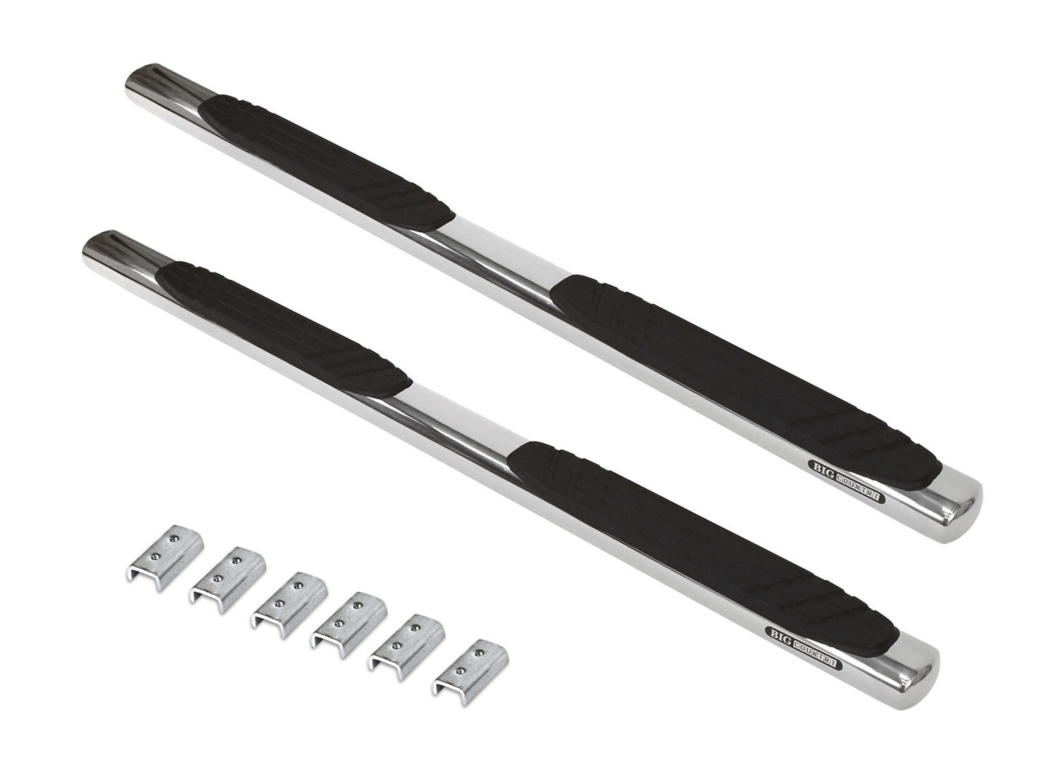 Go Rhino 684404687PS - Running Boards & Steps, Crew Cab, Silver
