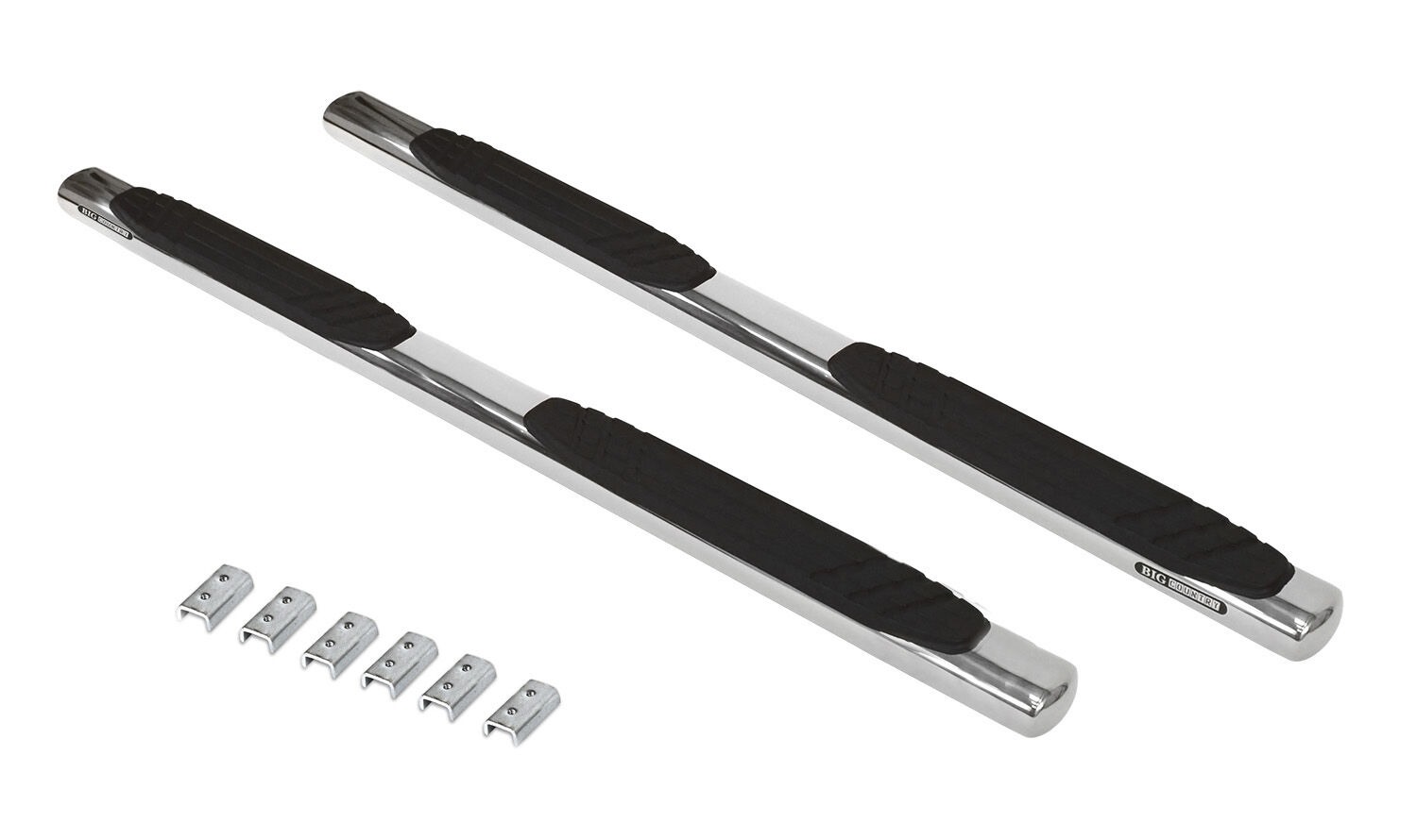 Go Rhino 684409980PS - Running Boards & Steps, Extended Cab, Silver