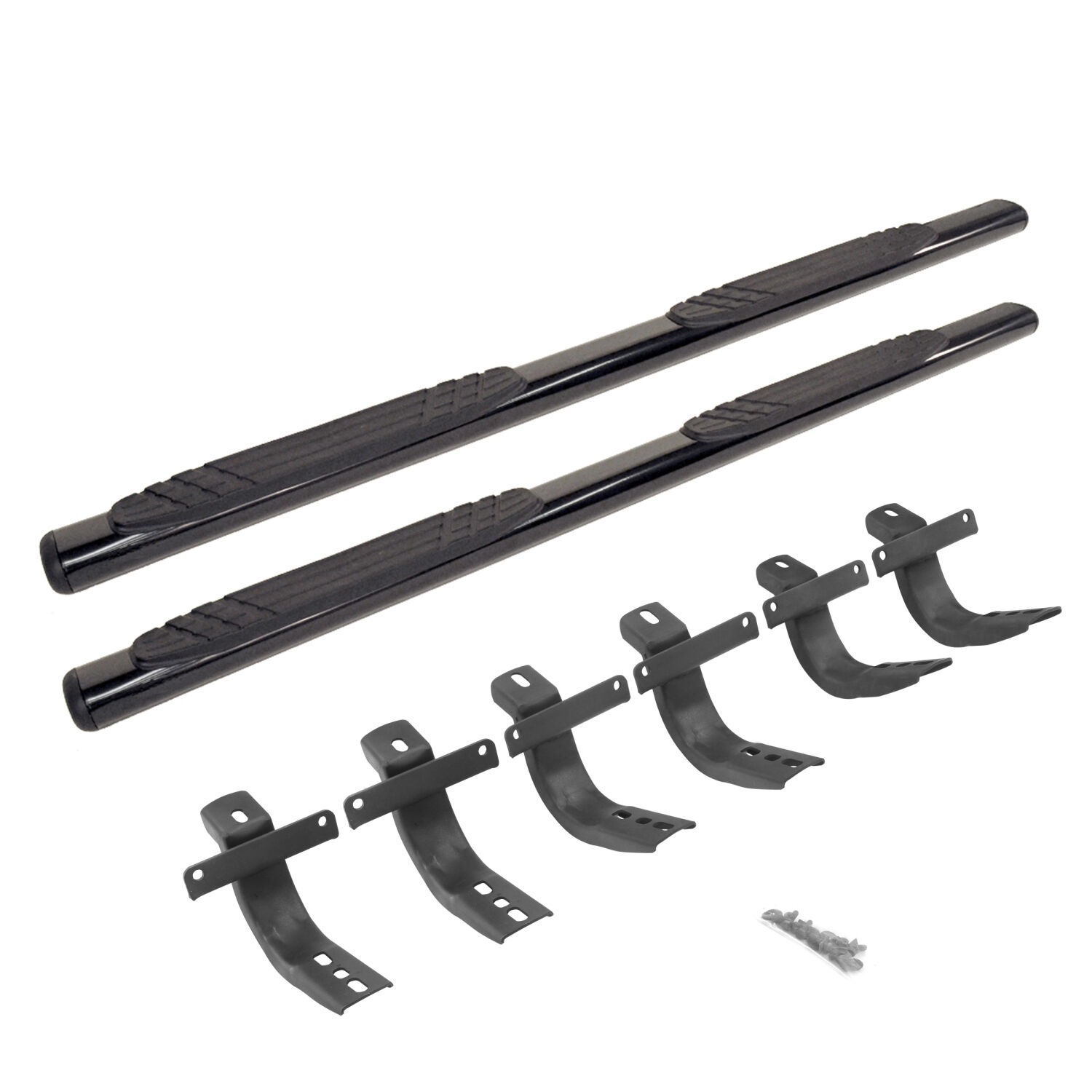 Go Rhino 684412971T - Running Boards & Steps, Black, Powder Coated