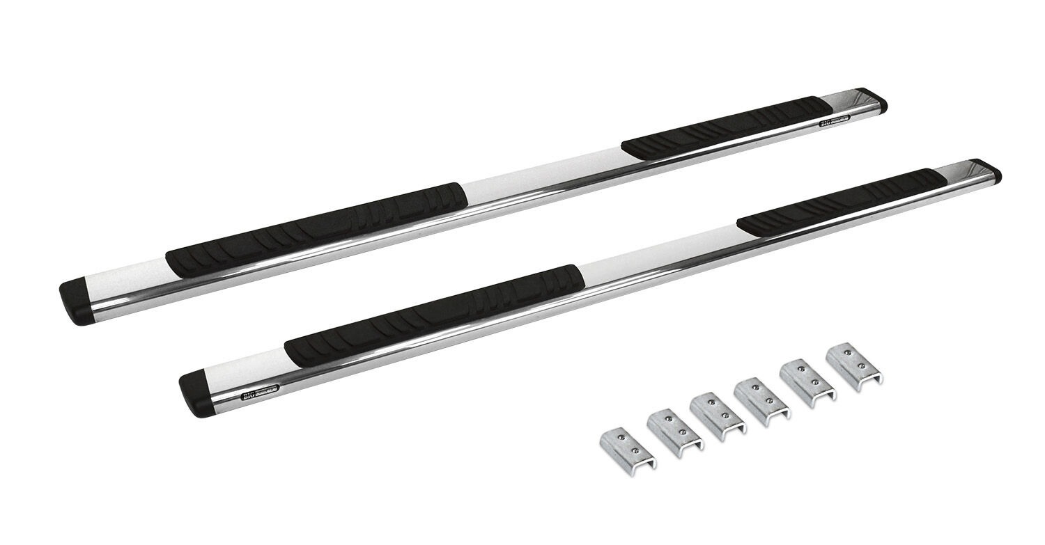 Go Rhino 685404580PS - Running Boards & Steps, Silver, Polished
