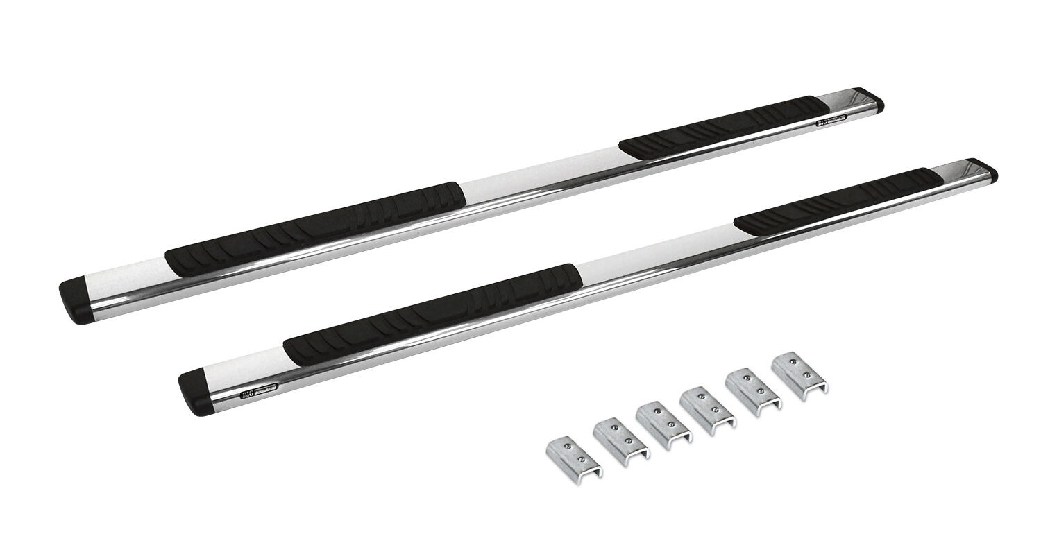 Go Rhino 685409980PS - Running Boards & Steps, Extended Cab, Silver
