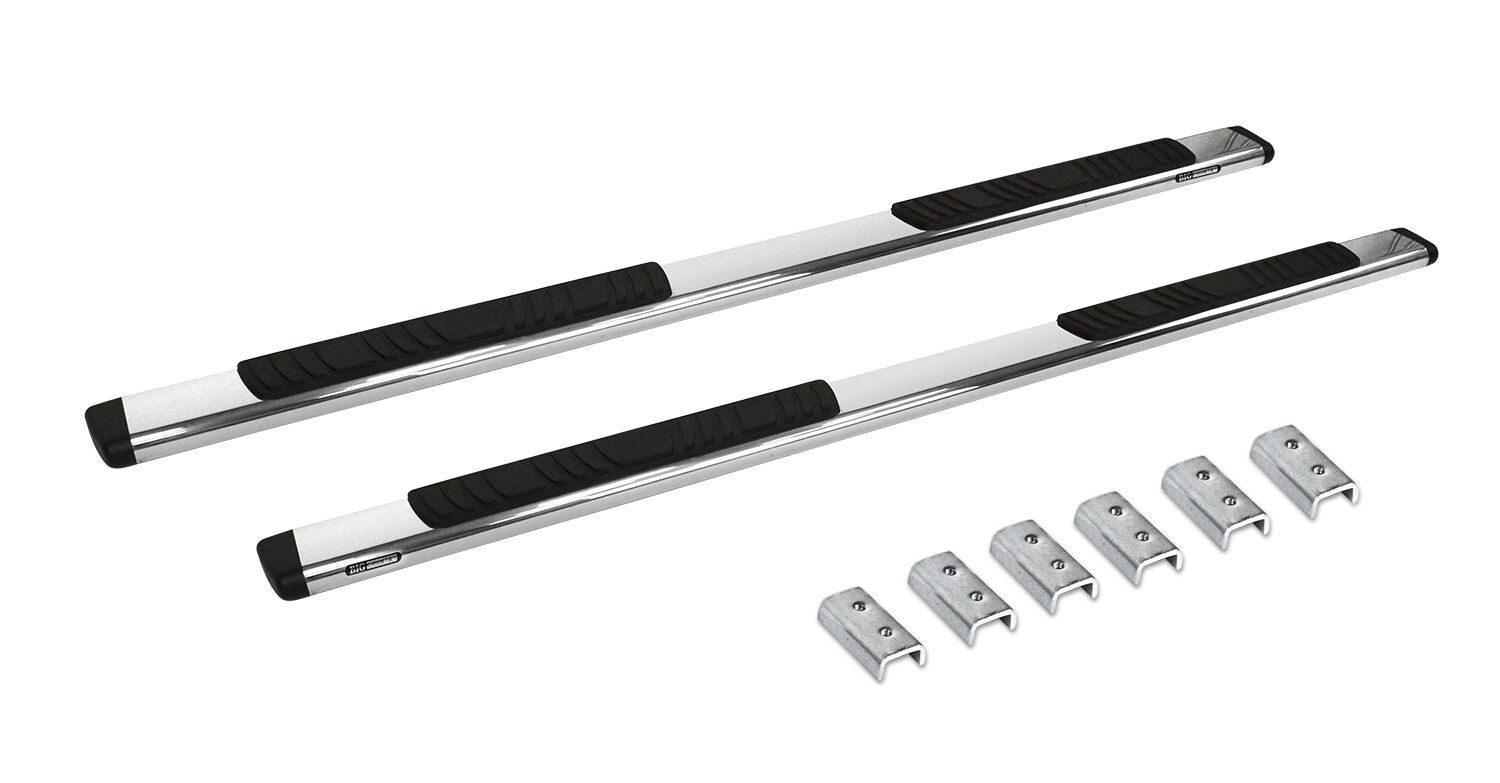 Go Rhino 685409987PS - Running Boards & Steps, Crew Cab, Silver