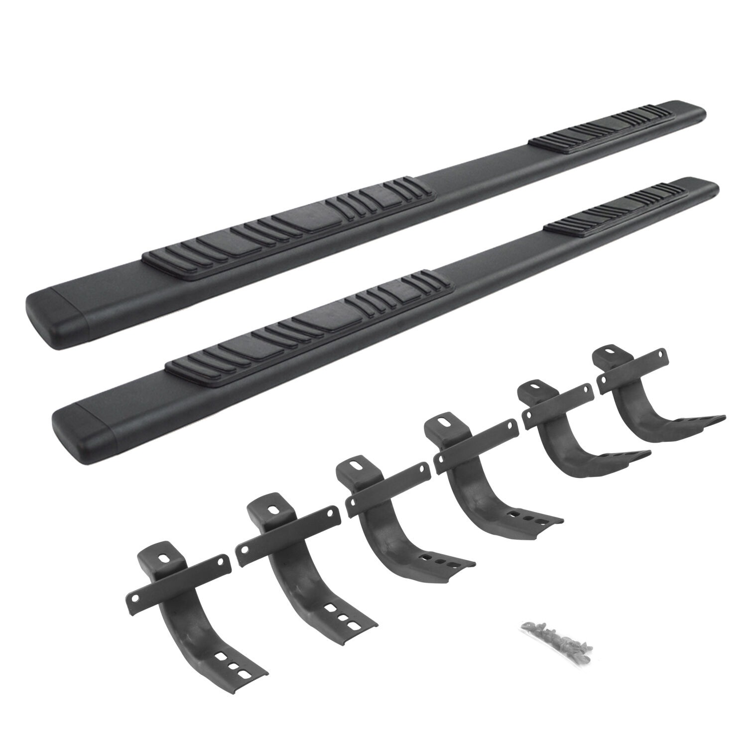 Go Rhino 685412971T - Running Boards & Steps, Black, Powder Coated