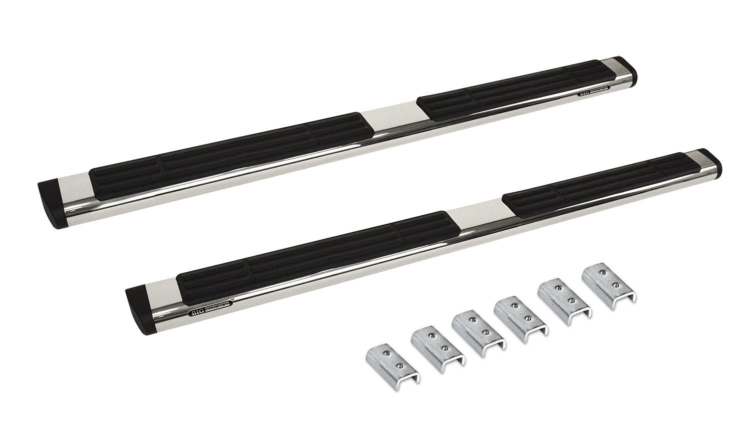 Go Rhino 686404780PS - Running Boards & Steps, Extended Cab, Silver