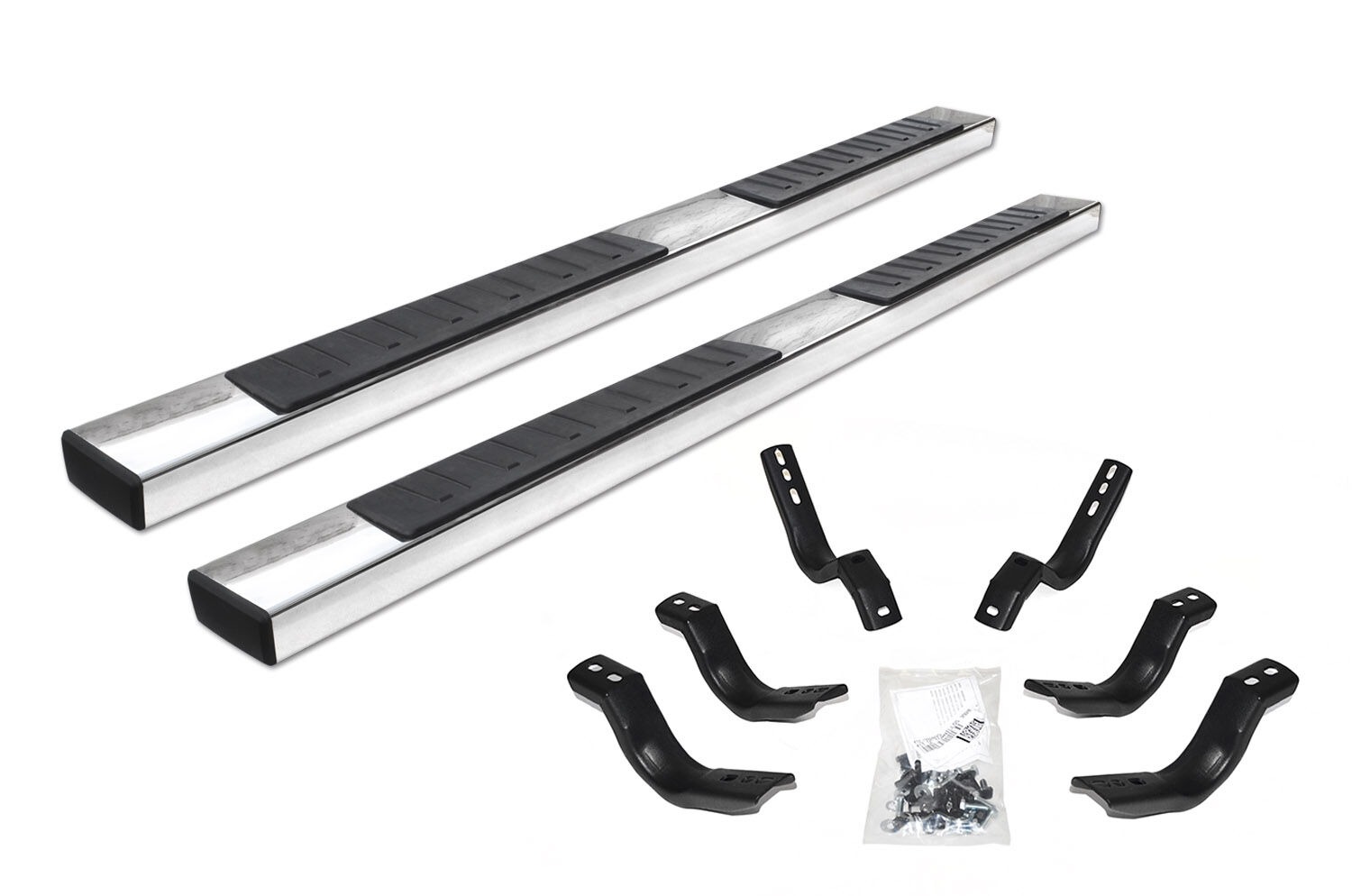 Go Rhino 6862415552PS - Running Boards & Steps, Regular Cab, Silver