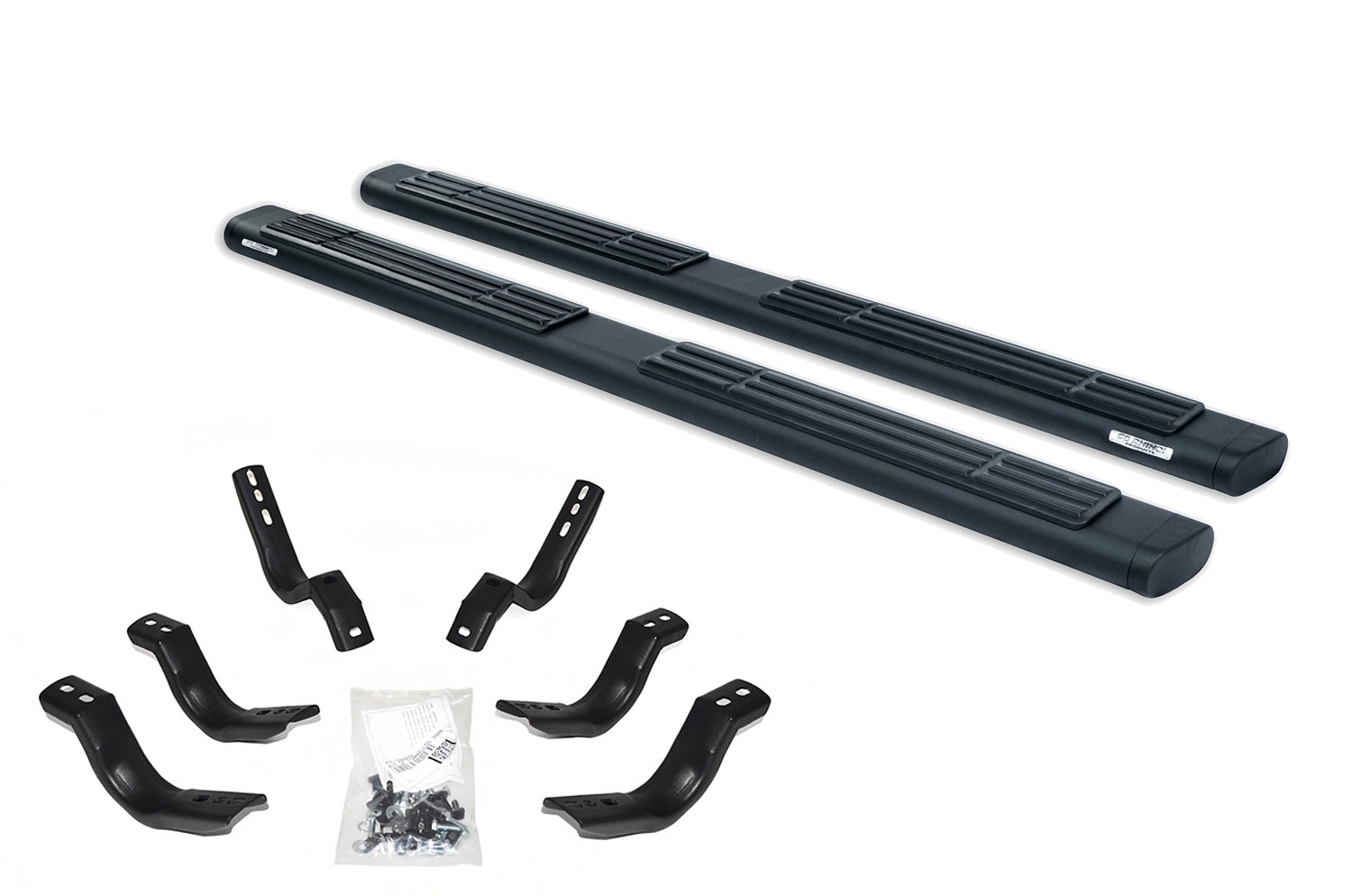 Go Rhino 686404280T - Running Boards & Steps, Extended Cab, Black