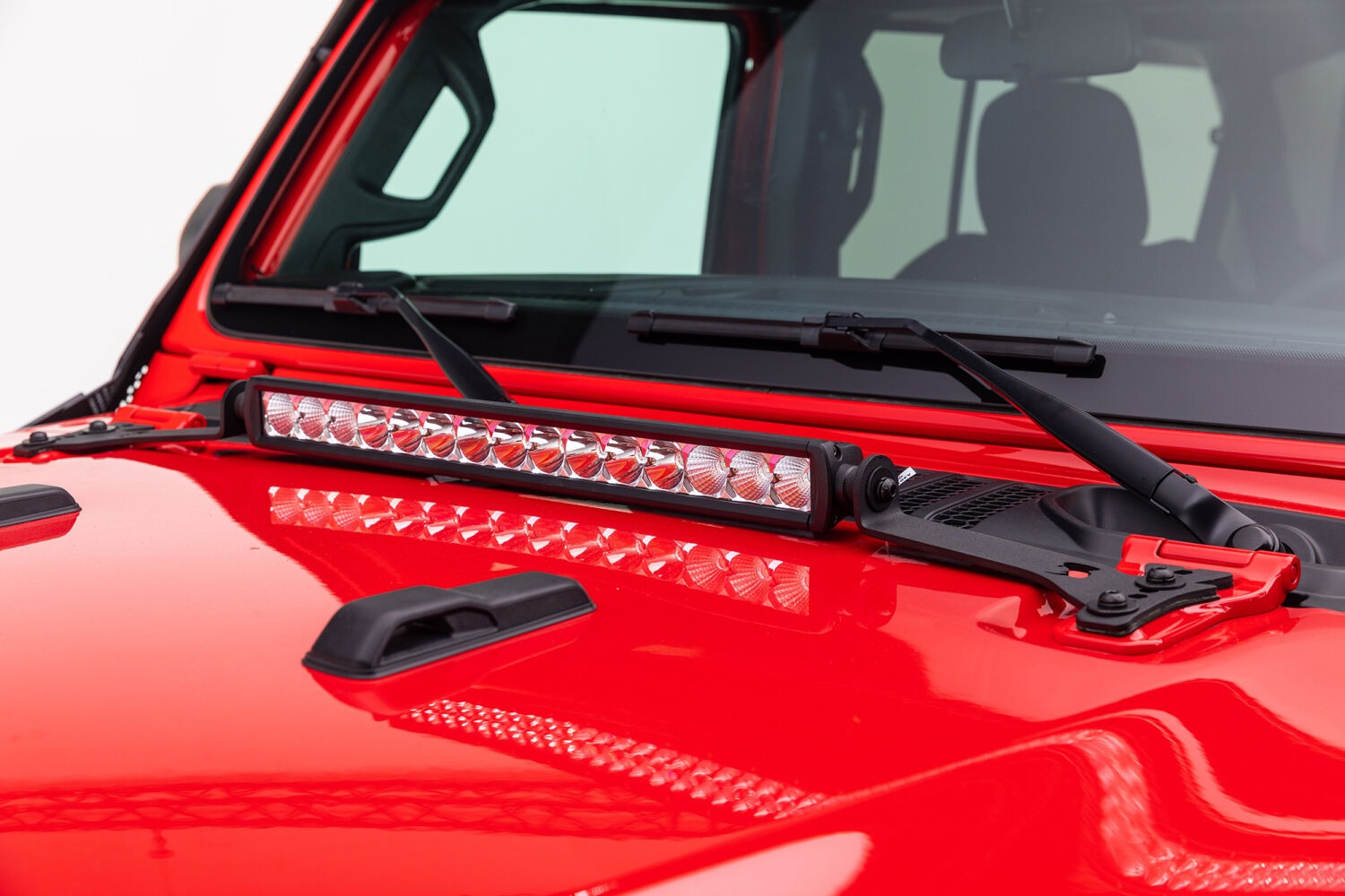 Go Rhino 731200T - Light Mounting Brackets, Black, Jeep Accessory