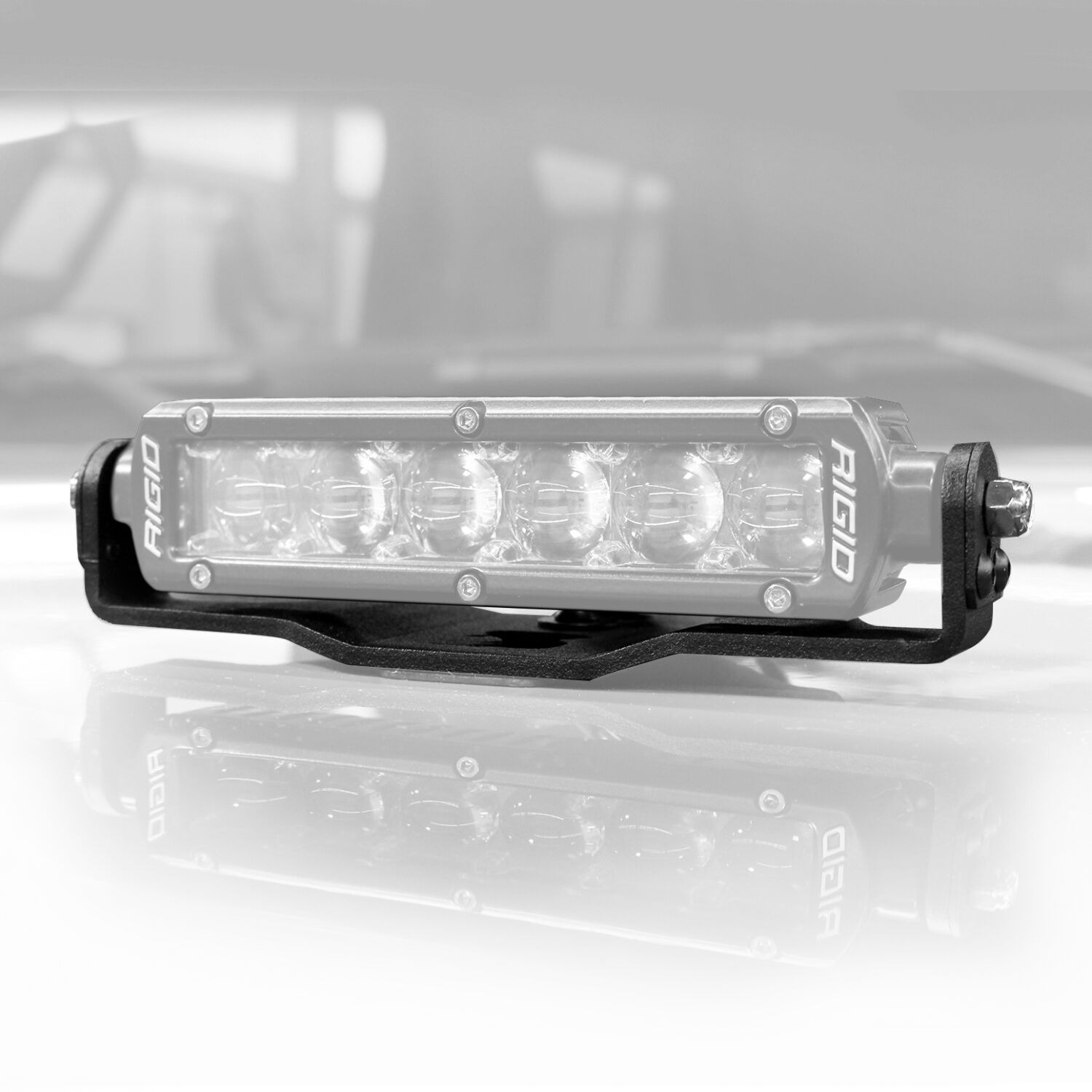 Go Rhino 732060T - Light Mounting Brackets, Black, Jeep Accessory