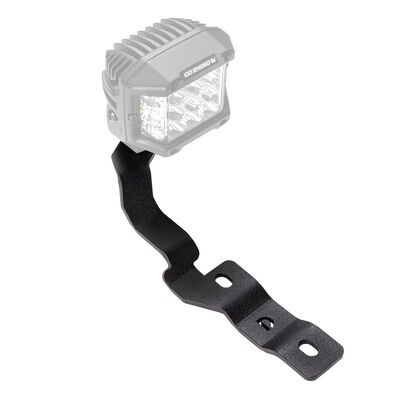 Go Rhino 732255T - Light Mounting Brackets, Black, Steel