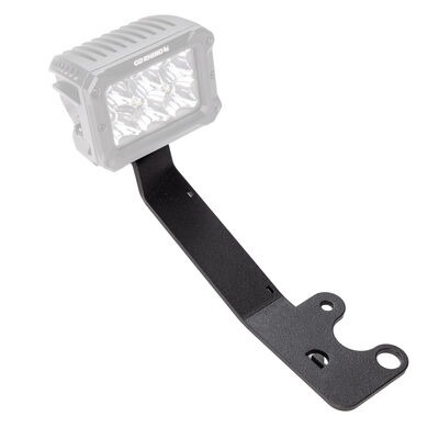 Go Rhino 732345T - Light Mounting Brackets, Black, Steel