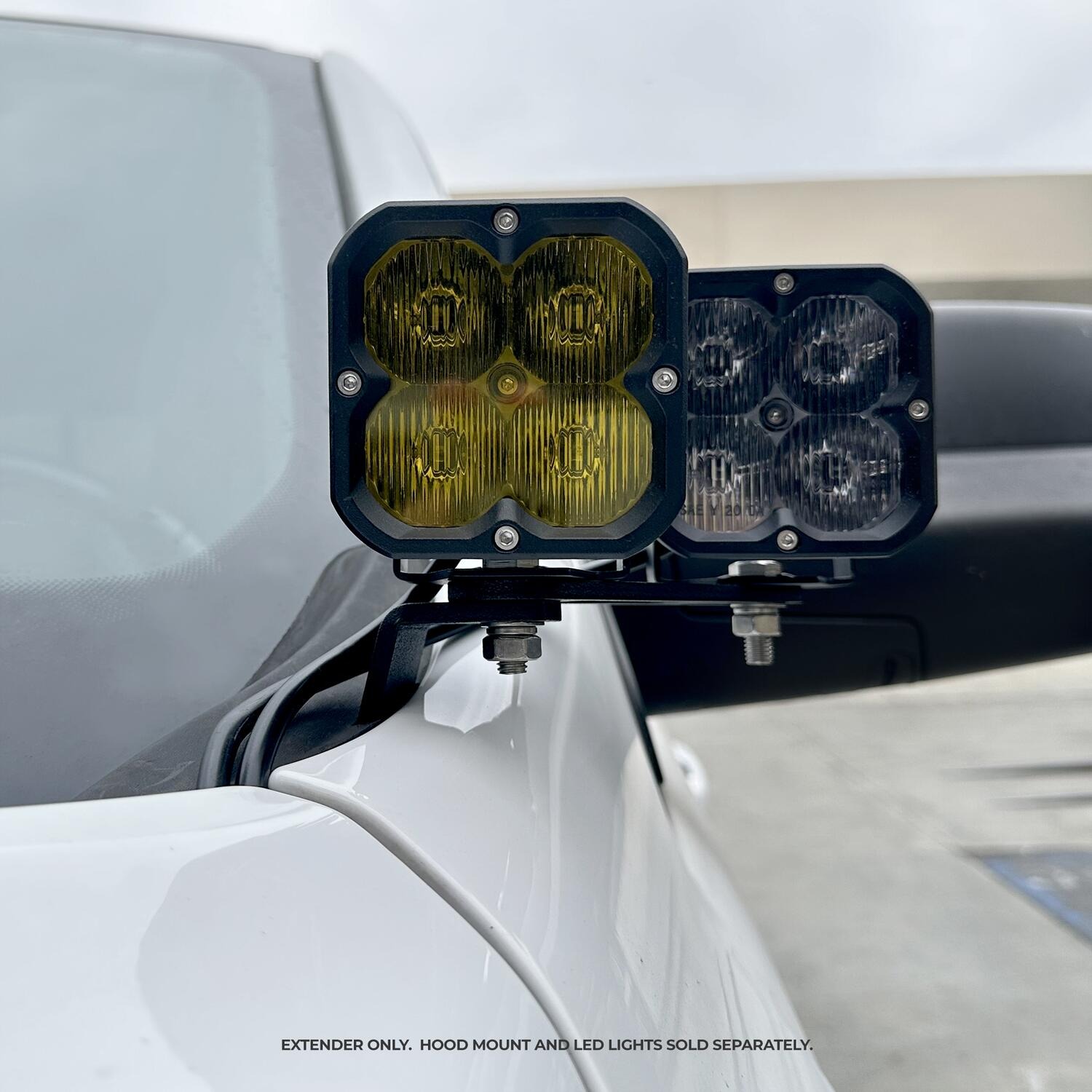 Go Rhino 732400T - Light Mounting Brackets, Black, Steel