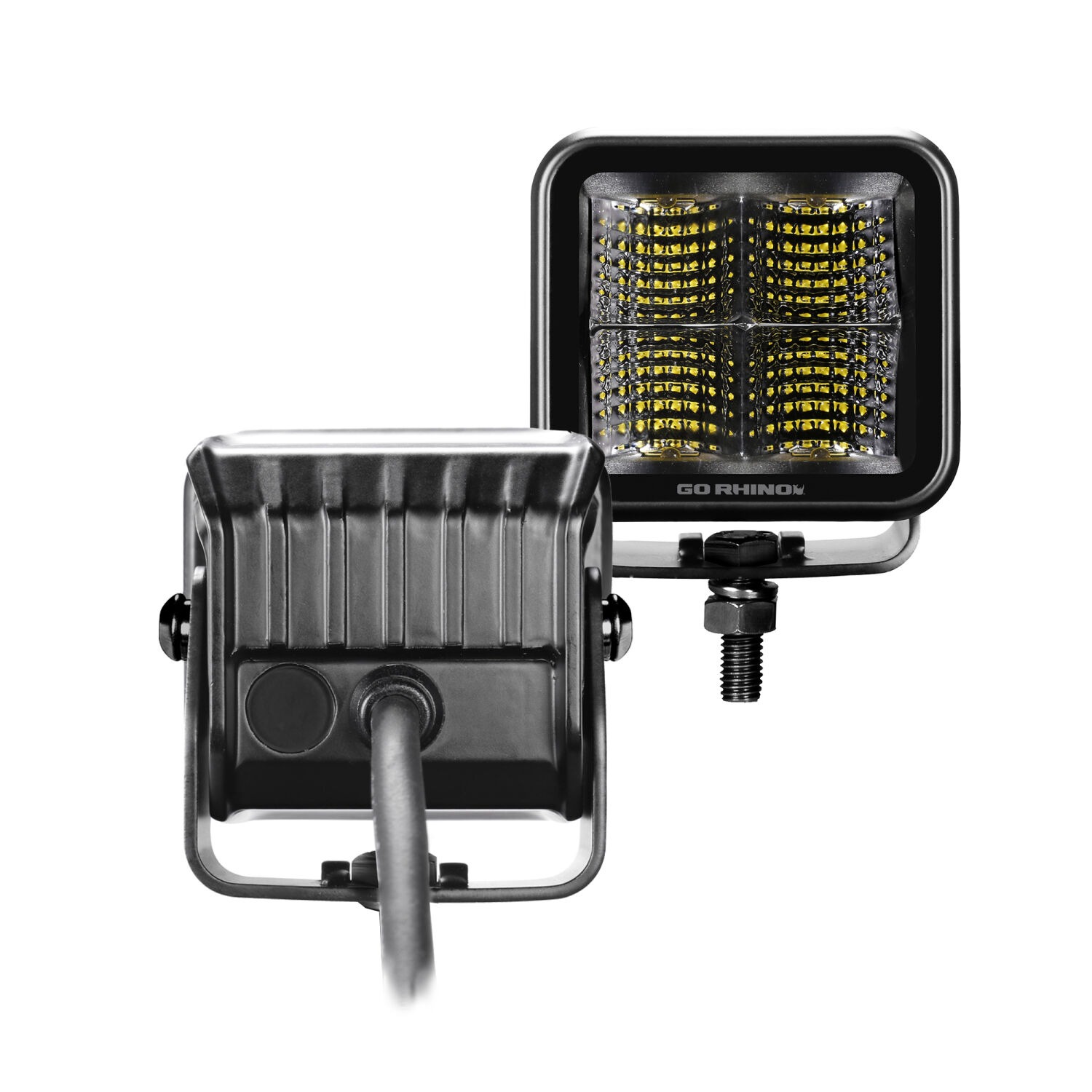 Go Rhino 750200321FCS - LED Light Kits, Anodized, XPLOR Blackout