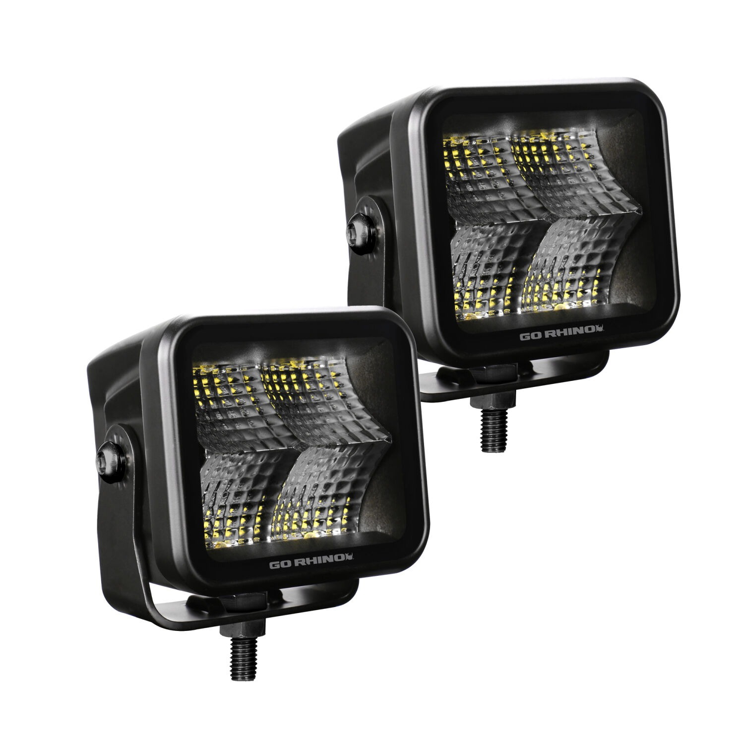 Go Rhino 750200321FCS - LED Light Kits, Anodized, XPLOR Blackout