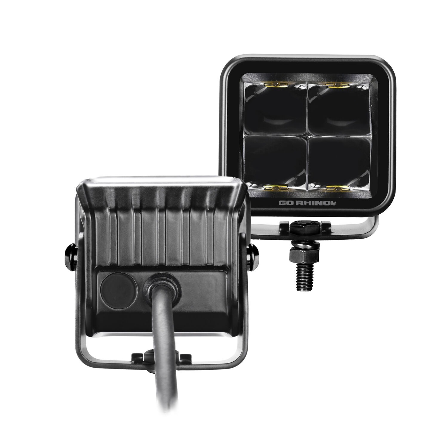 Go Rhino 750200321SCS - LED Light Kits, Black, Aluminum