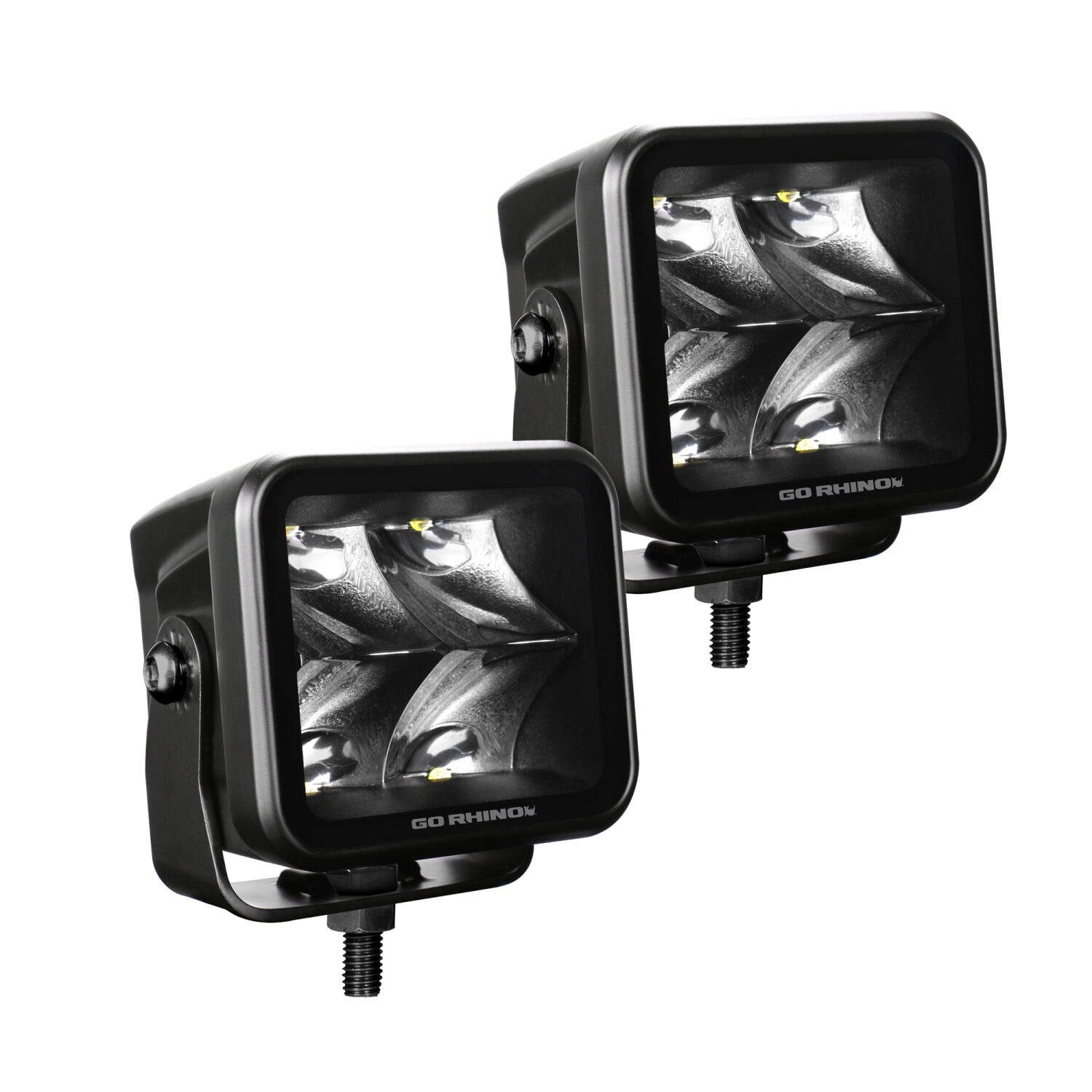 Go Rhino 750200321SCS - LED Light Kits, Black, Aluminum