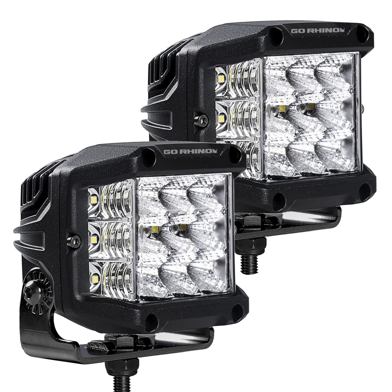 Go Rhino 750300323FCS - LED Light Kits, Anodized, XPLOR Bright