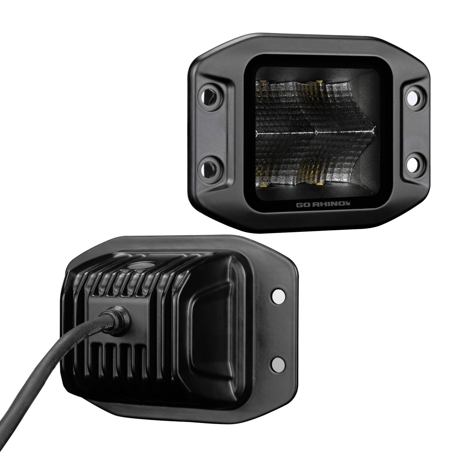 Go Rhino 750400321SCF - LED Light Kits, Anodized, XPLOR Blackout