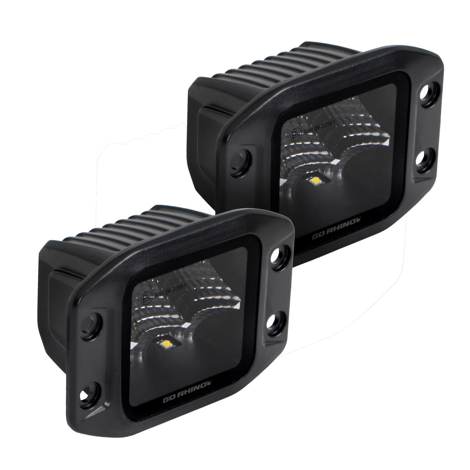 Go Rhino 750400321FCF - LED Light Kits, Anodized, XPLOR Blackout