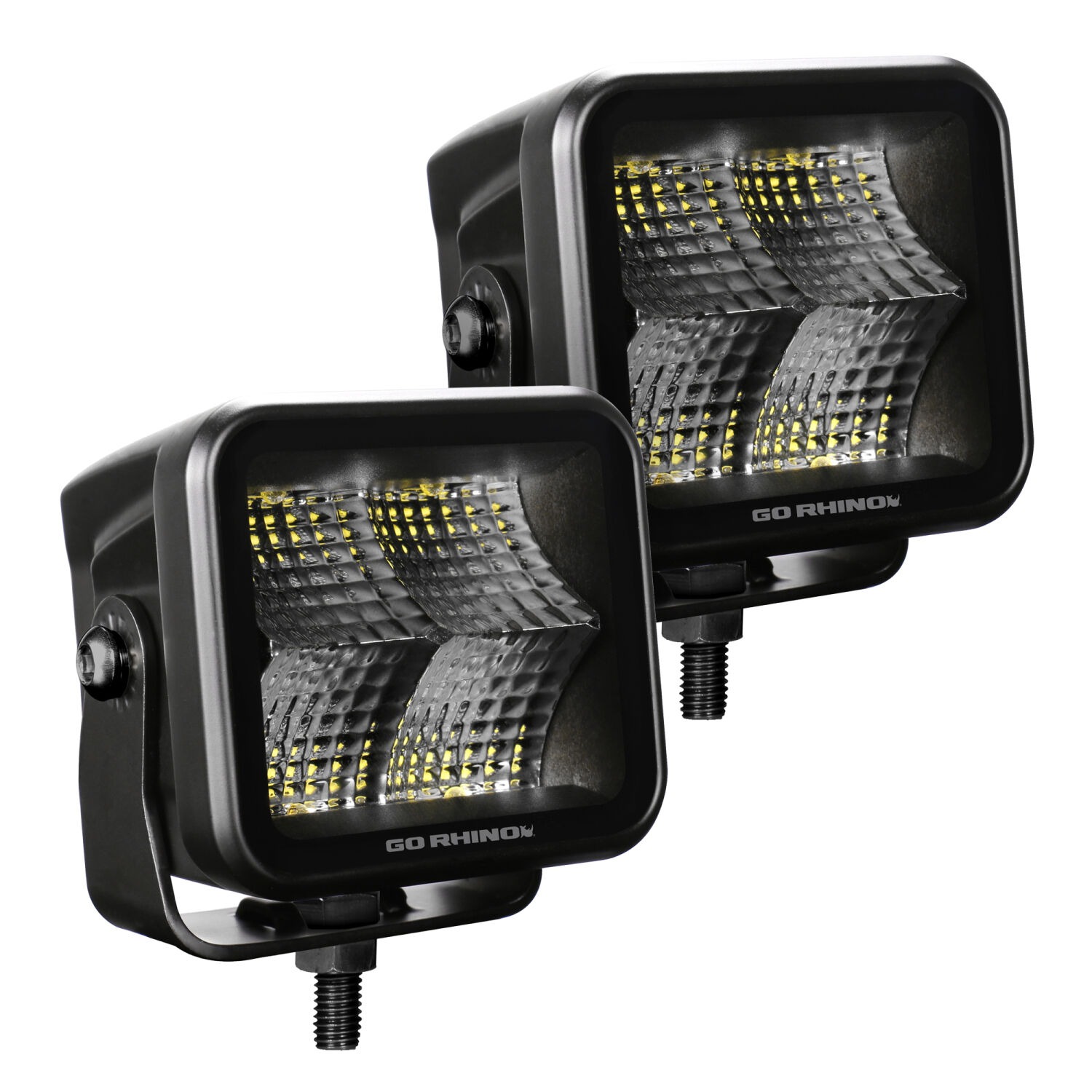 Go Rhino 750400321FCS - LED Light Kits, Anodized, XPLOR Blackout