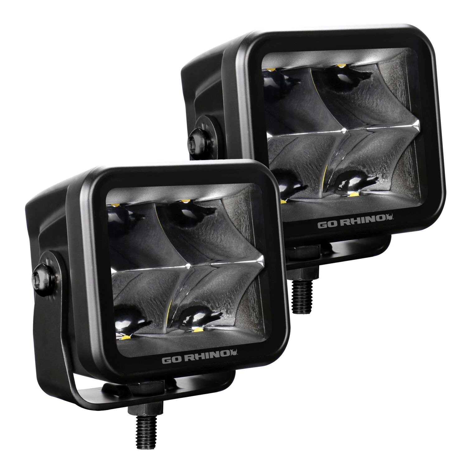 Go Rhino 750400321SCS - LED Light Kits, Anodized, XPLOR Blackout