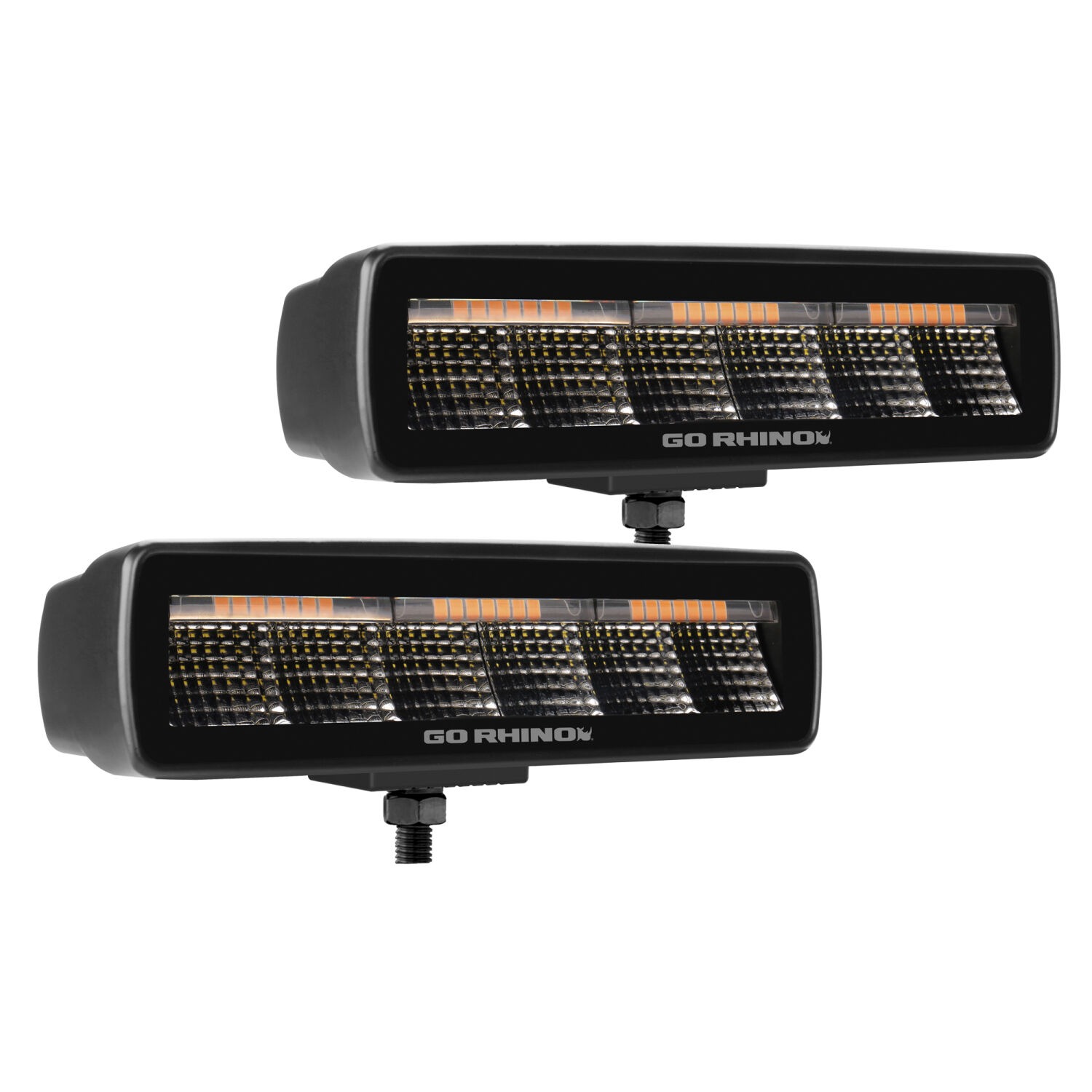 Go Rhino 750600622FBS - LED Light Kits, Anodized, XPLOR Blackout Combo