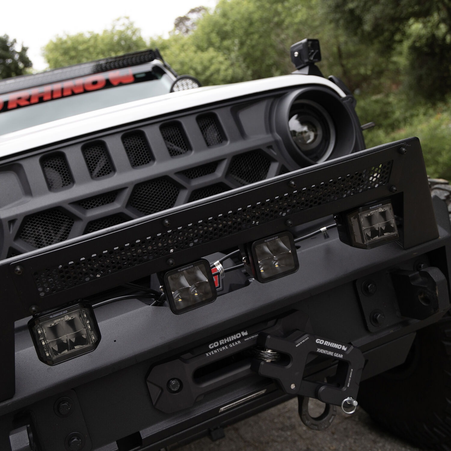 Go Rhino 750700321SCS - LED Light Kits, Anodized, XPLOR Blackout