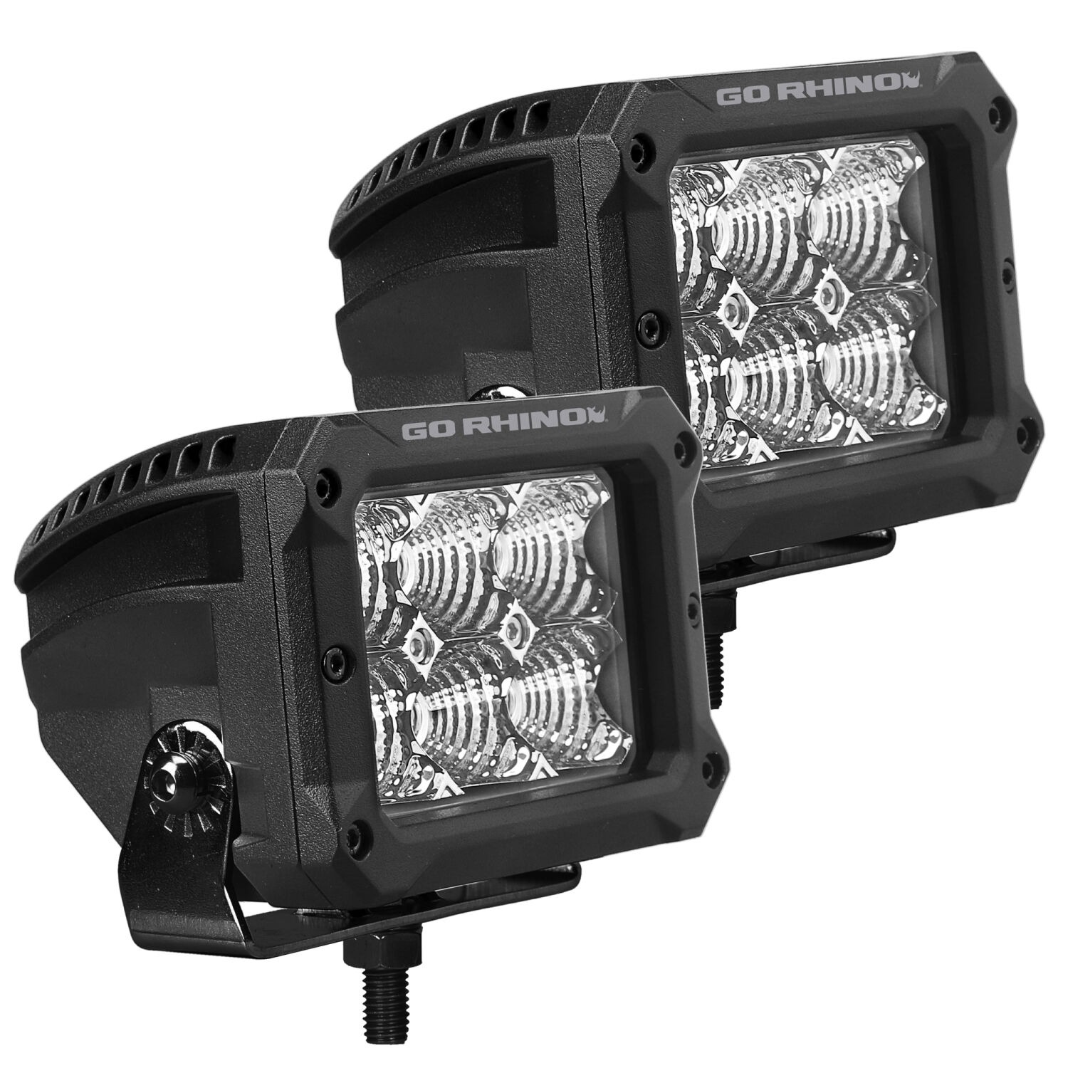 Go Rhino 753003023FBS - LED Light Kits, Anodized, XPLOR Bright