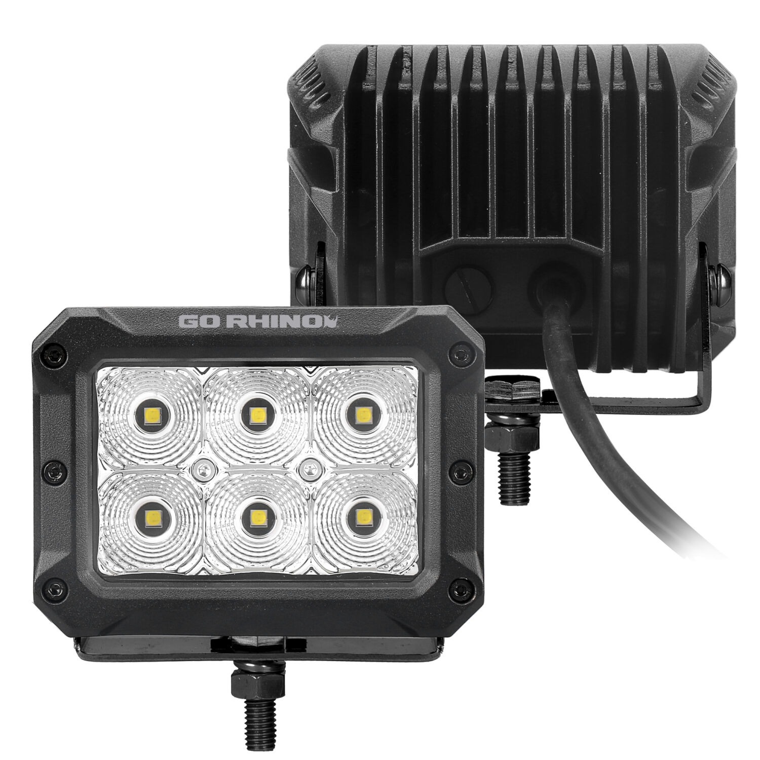 Go Rhino 753003023FBS - LED Light Kits, Anodized, XPLOR Bright