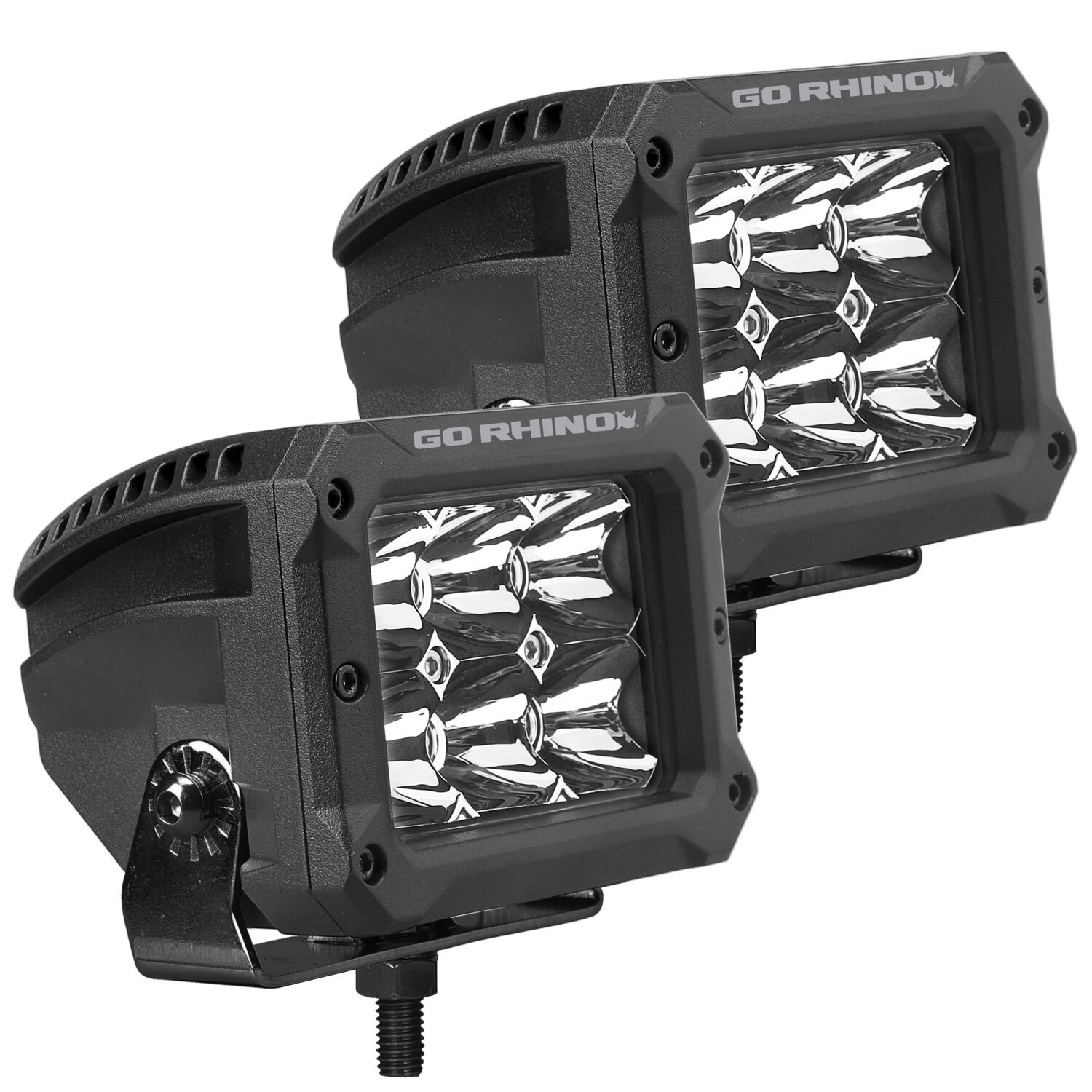 Go Rhino 753003023SBS - LED Light Kits, Anodized, XPLOR Bright