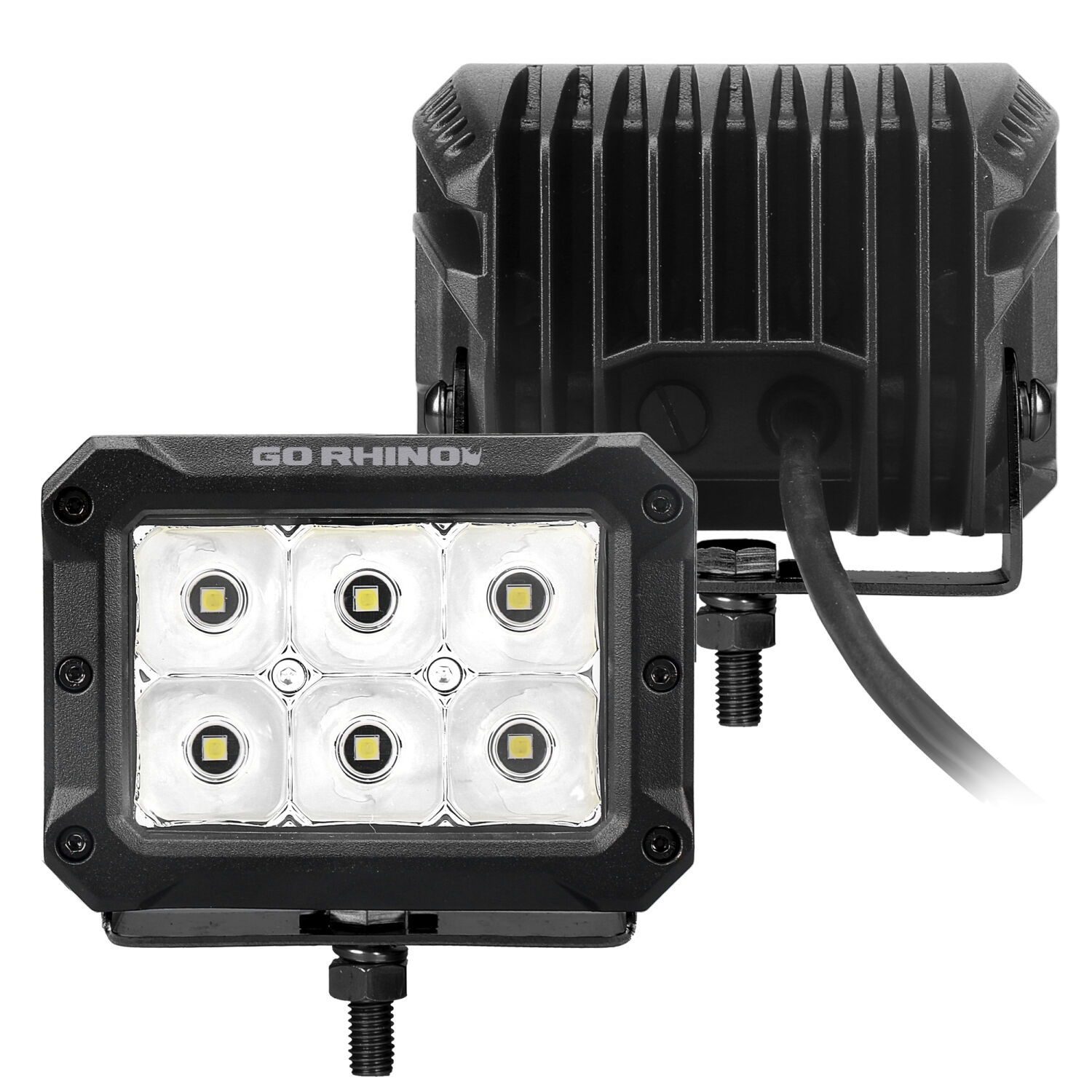 Go Rhino 753003023SBS - LED Light Kits, Anodized, XPLOR Bright
