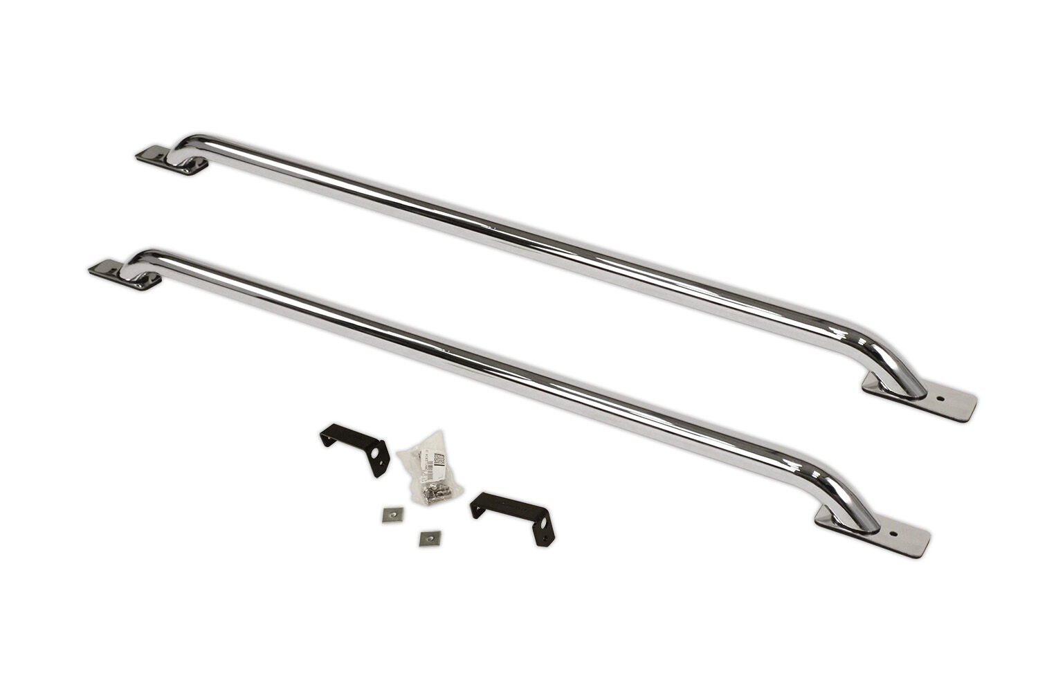 Go Rhino 8040C - Stake Pocket Bed Rails, 5'9" Bed, Silver