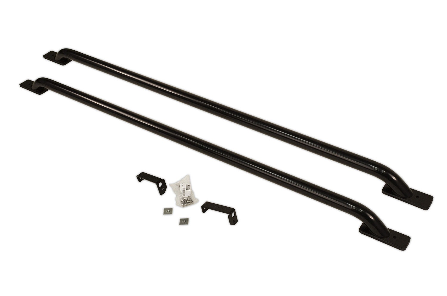 Go Rhino 8076B - Stake Pocket Bed Rails, 6'7" Bed, Black