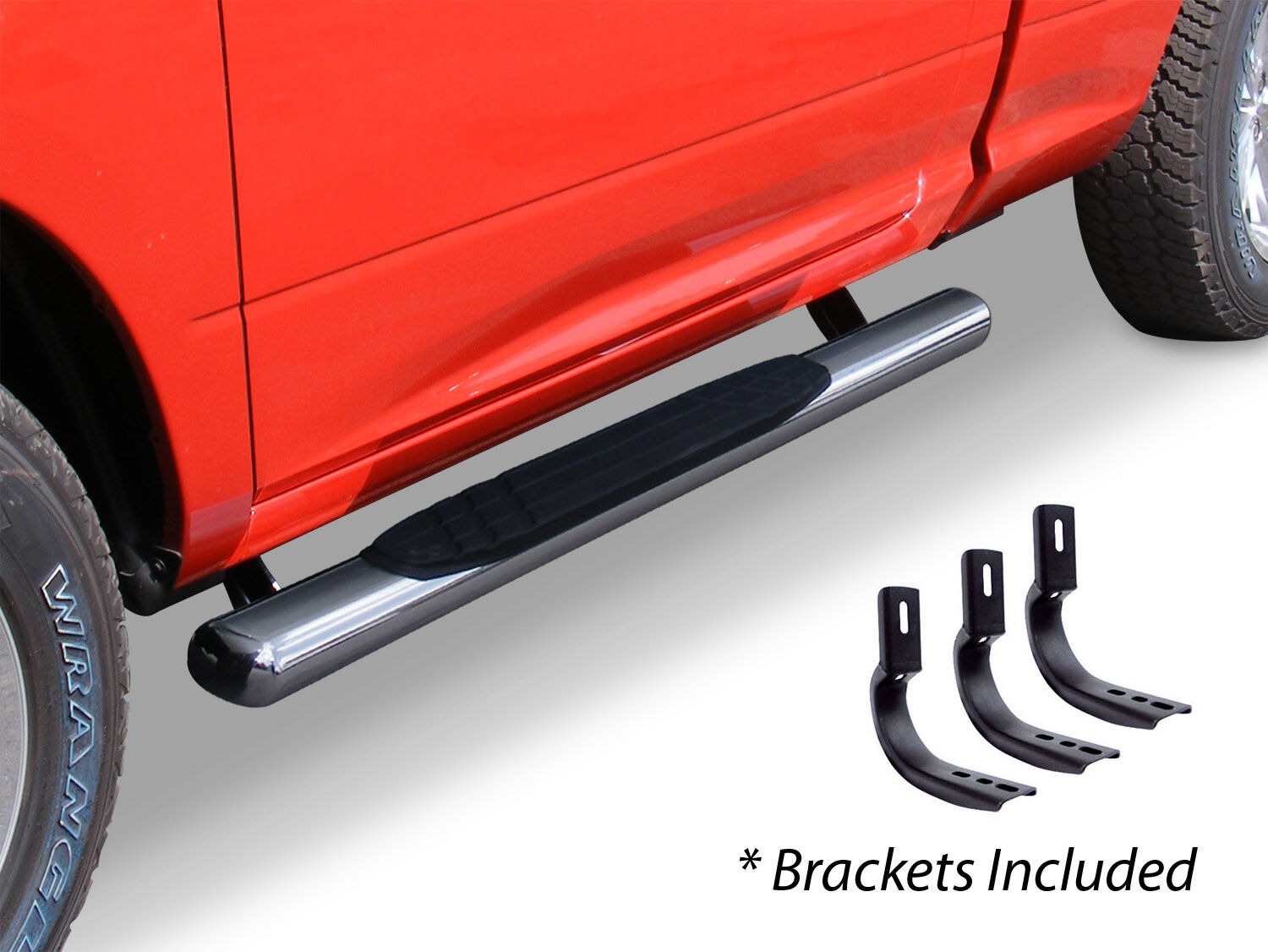 Go Rhino 684404552PS - Running Boards & Steps, Regular Cab, Silver