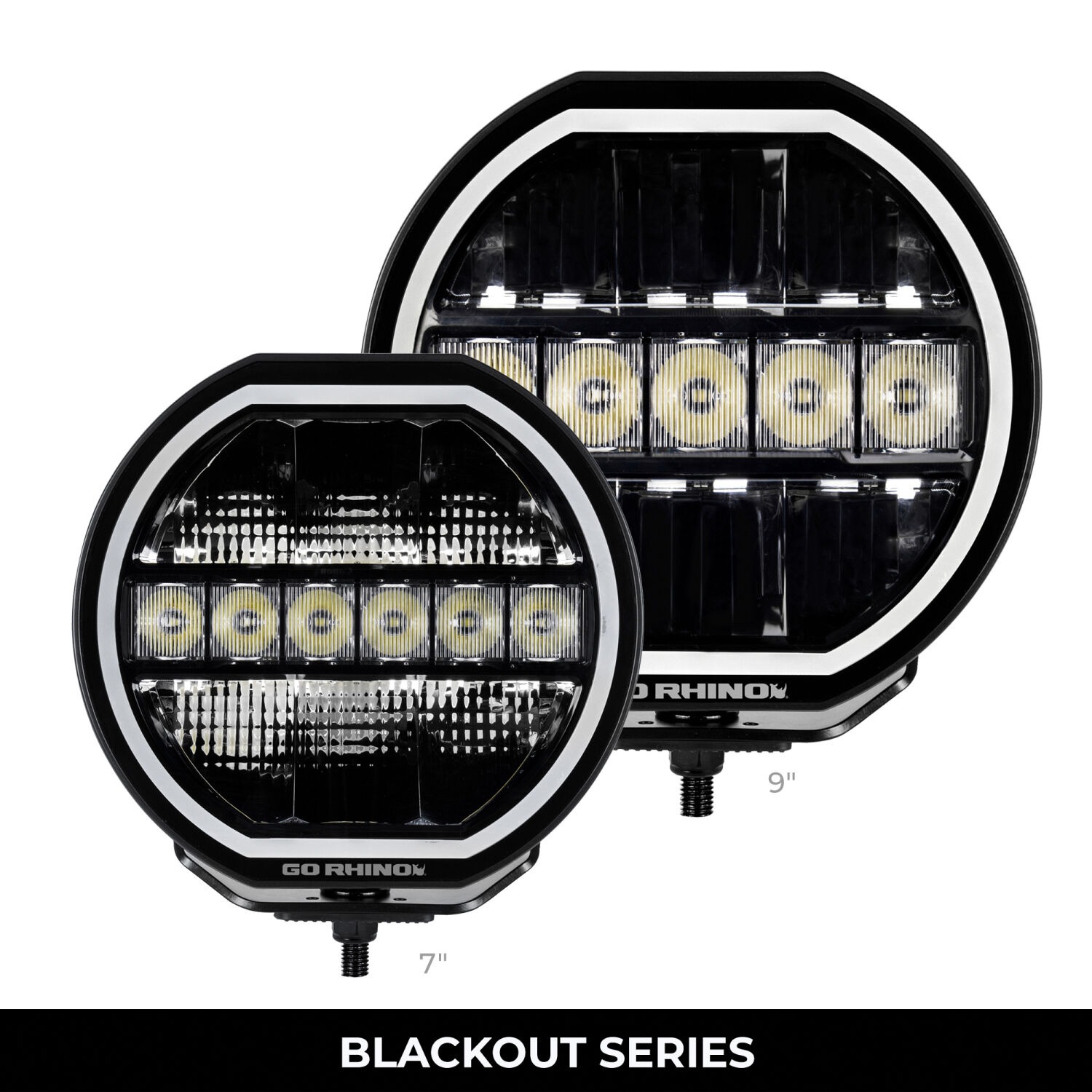Go Rhino 751440911CRS - LED Light Kits, Anodized, XPLOR Blackout